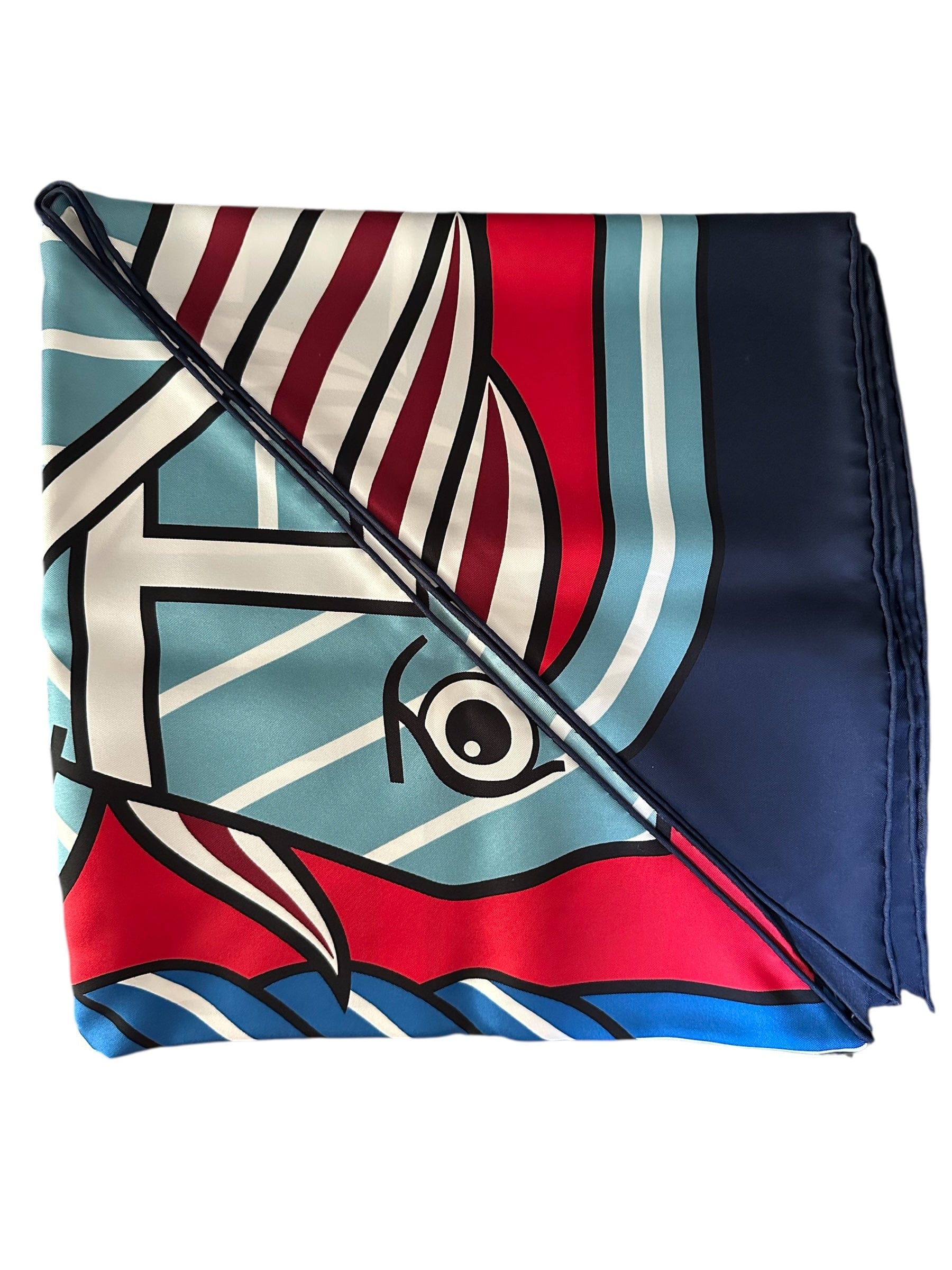 Hermes Hermes 140cm 100% Silk Large Triangle Scarf - in Box