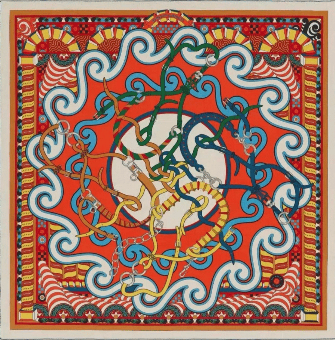 Hermes Hermes 140cm Cashmere/Silk Large Scarf - in Box