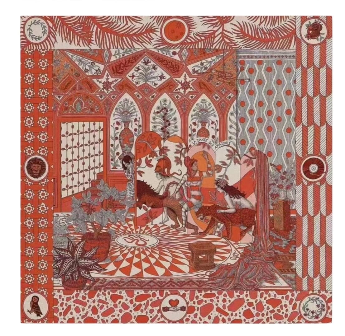 Hermes Hermes 140cm Cashmere/Silk Large Scarf - in Box