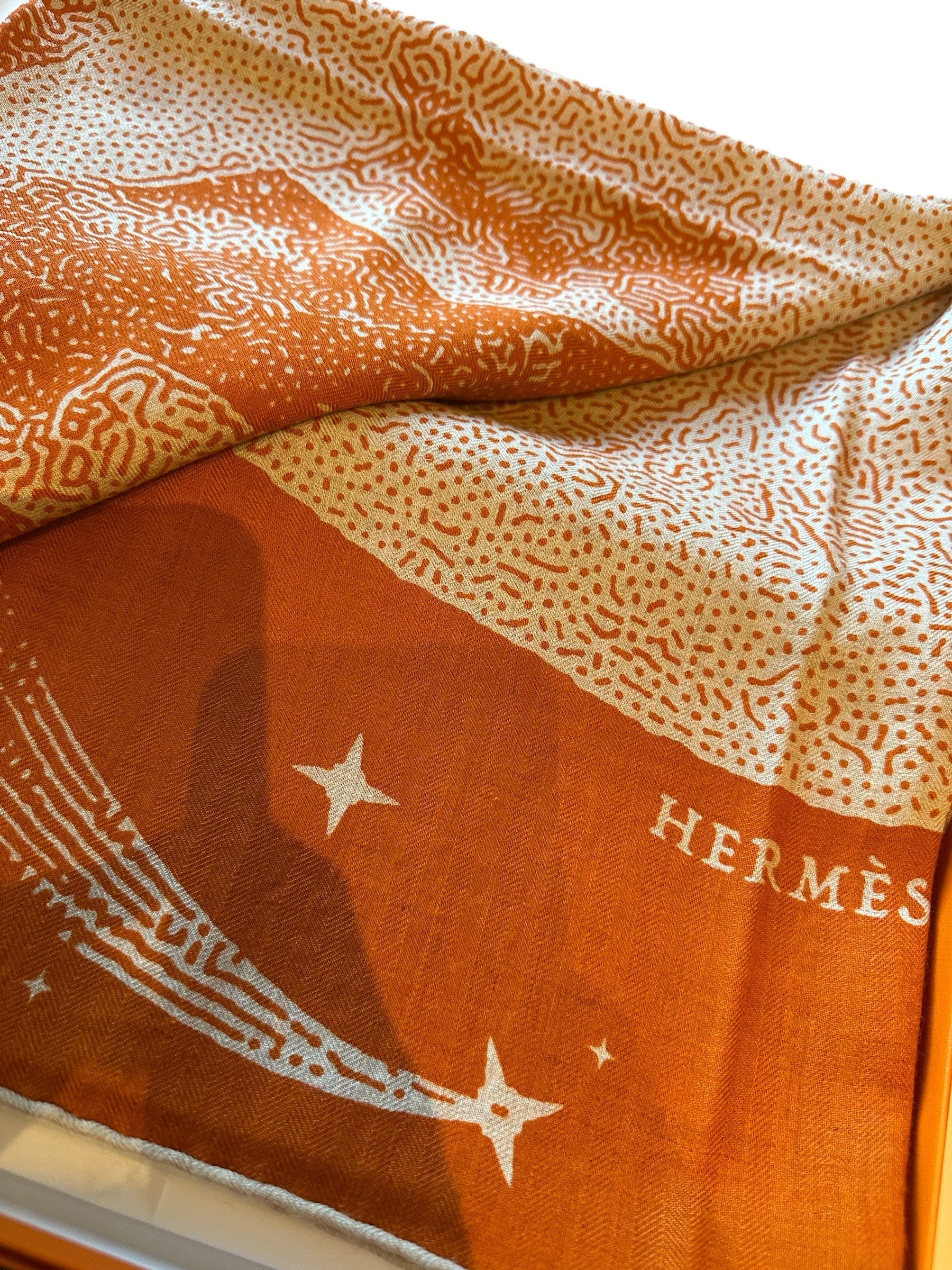 Hermes Hermes 140cm Cashmere/Silk Large Scarf - in Box
