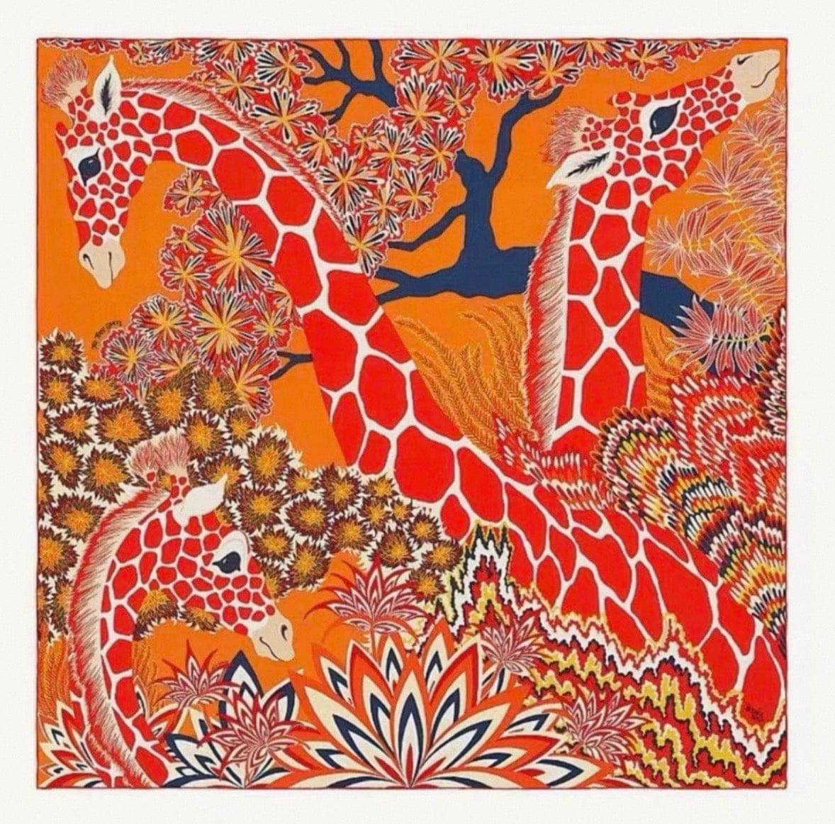 Hermes Hermes 140cm Cashmere/ Silk Large Scarf - in Box
