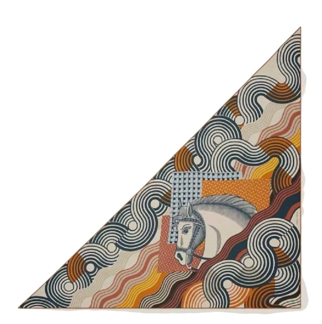 Hermes Hermes 140cm Cashmere/Silk Large Triangle Scarf- in Box
