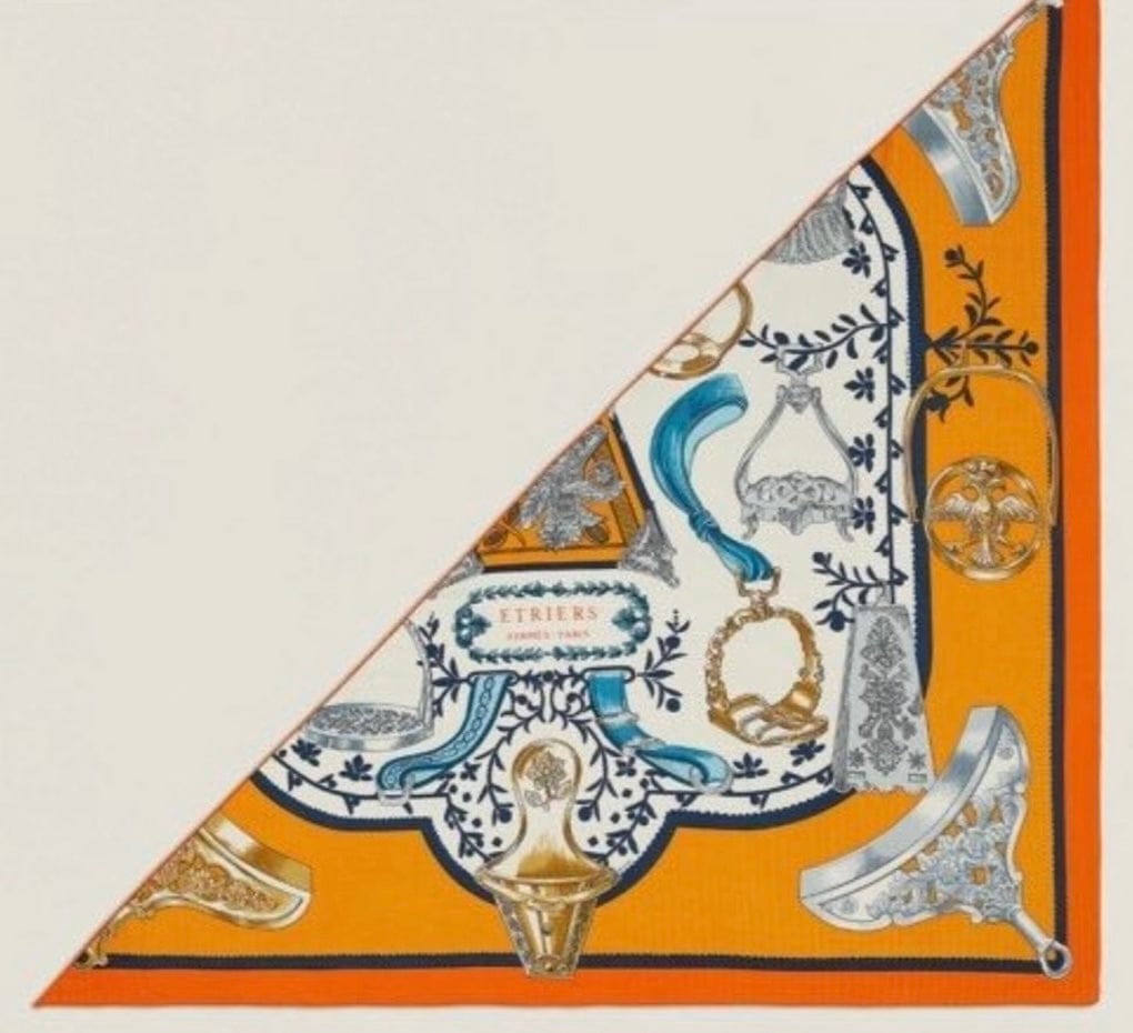 Hermes Hermes 140cm Cashmere/Silk Large Triangle Scarf- in Box