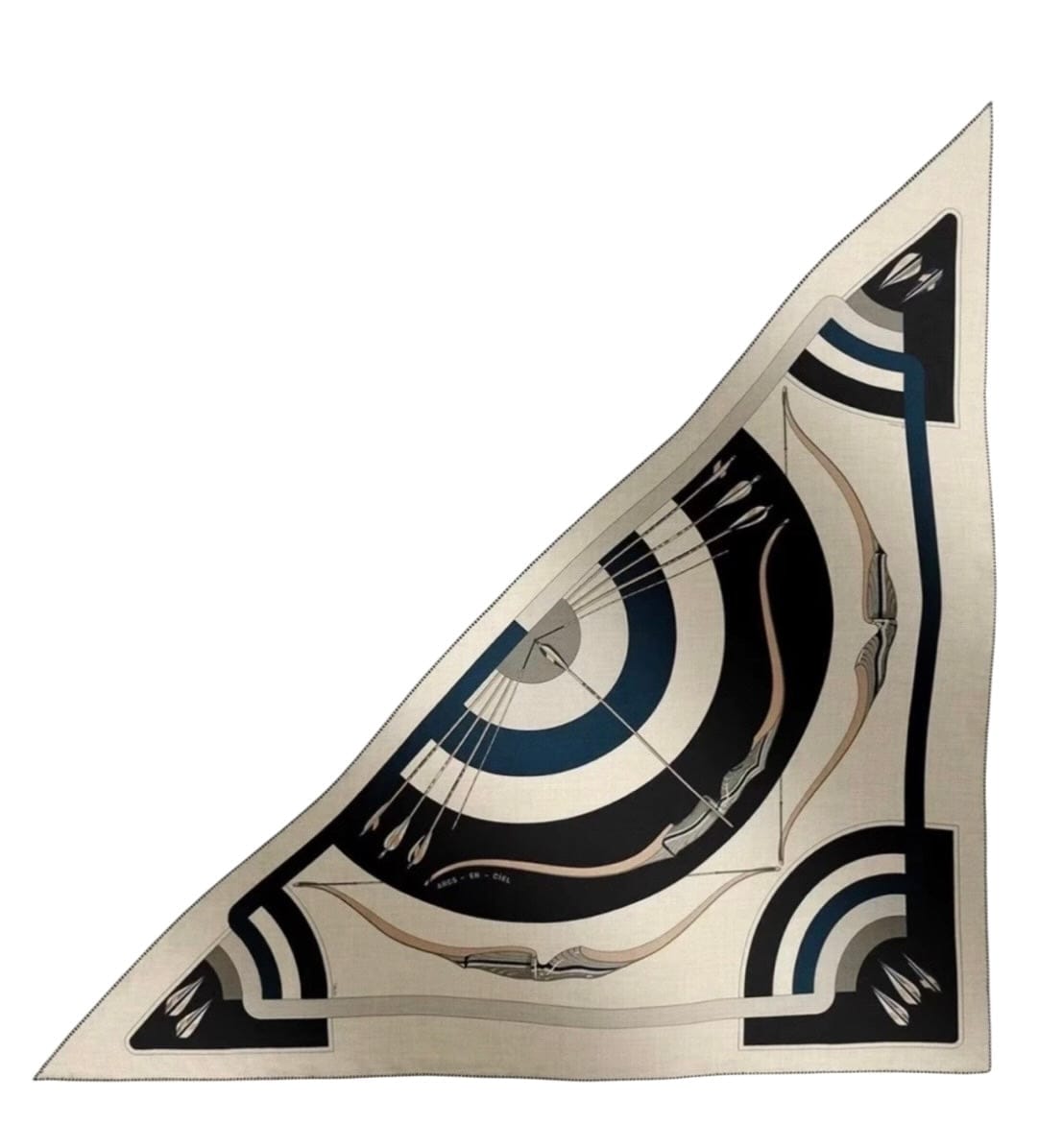 Hermes Hermes 140cm Cashmere/Silk Large Triangle Scarf- in Box