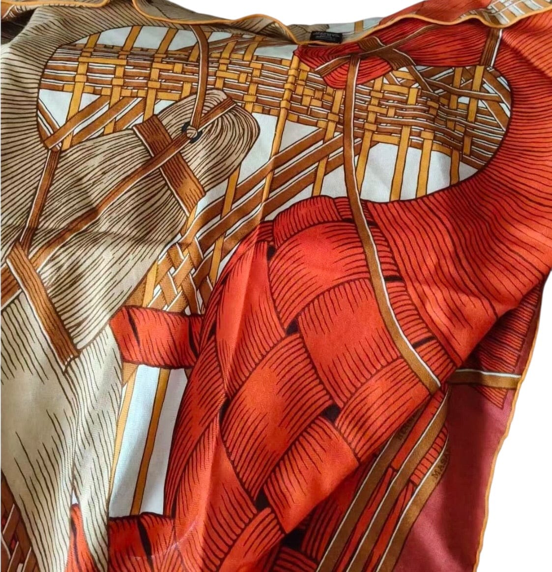 Hermes Hermes 140cm Cashmere/ Silk Large Triangle Scarf - in Box
