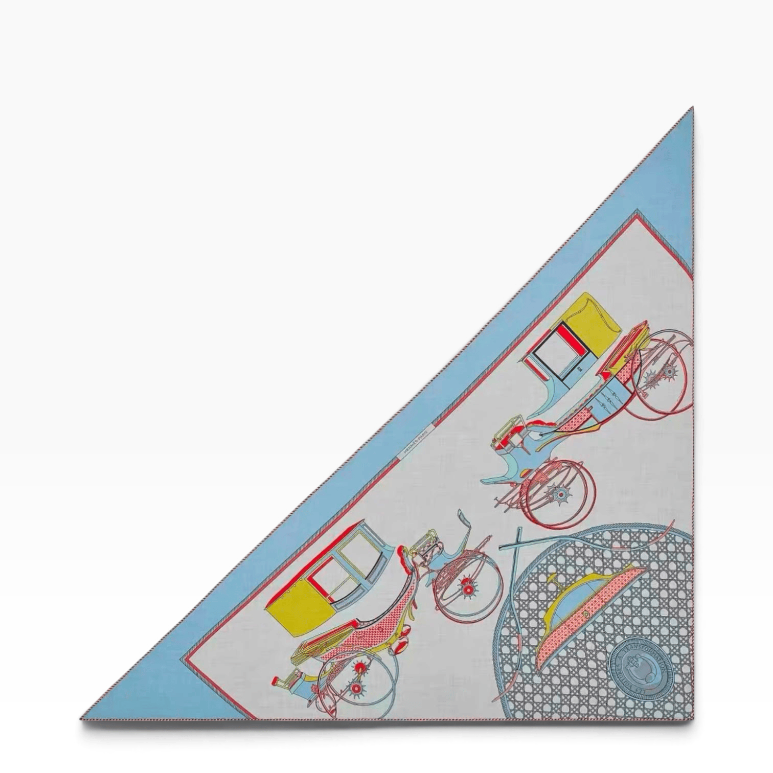 Hermes Hermes 140cm Cashmere/ Silk Large Triangle Scarf - in Box