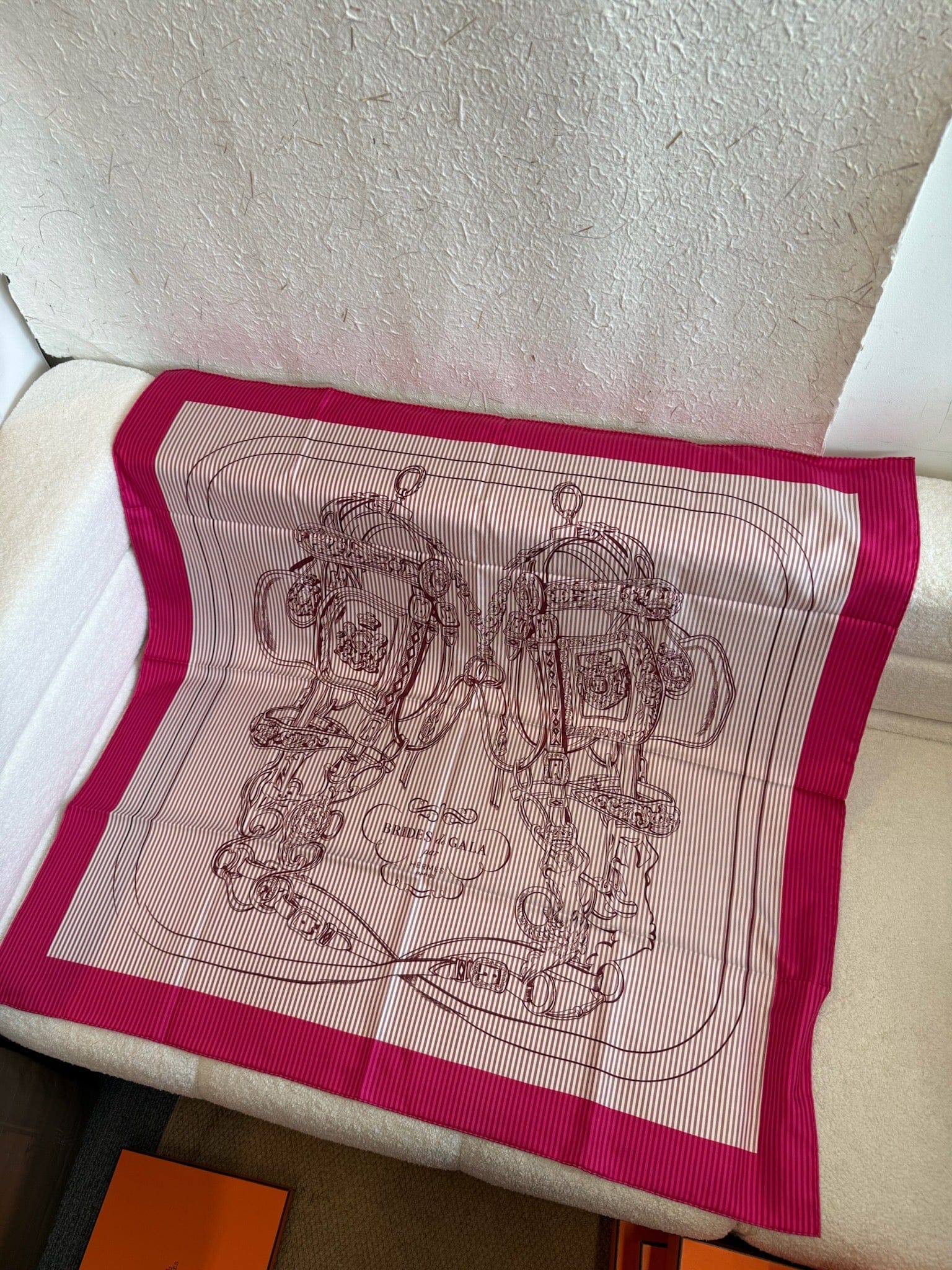 Hermès Hermès Carré 90 Scarf Brides de Gala Rose