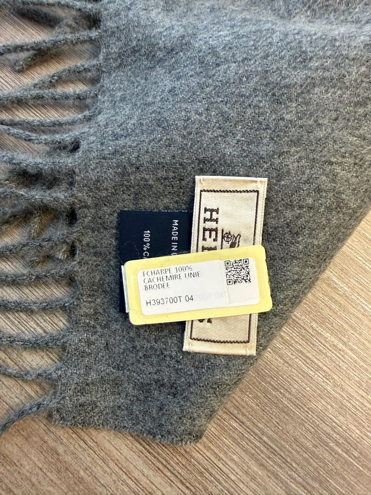 Hermès Hermès Cashmere Scarf - Grey