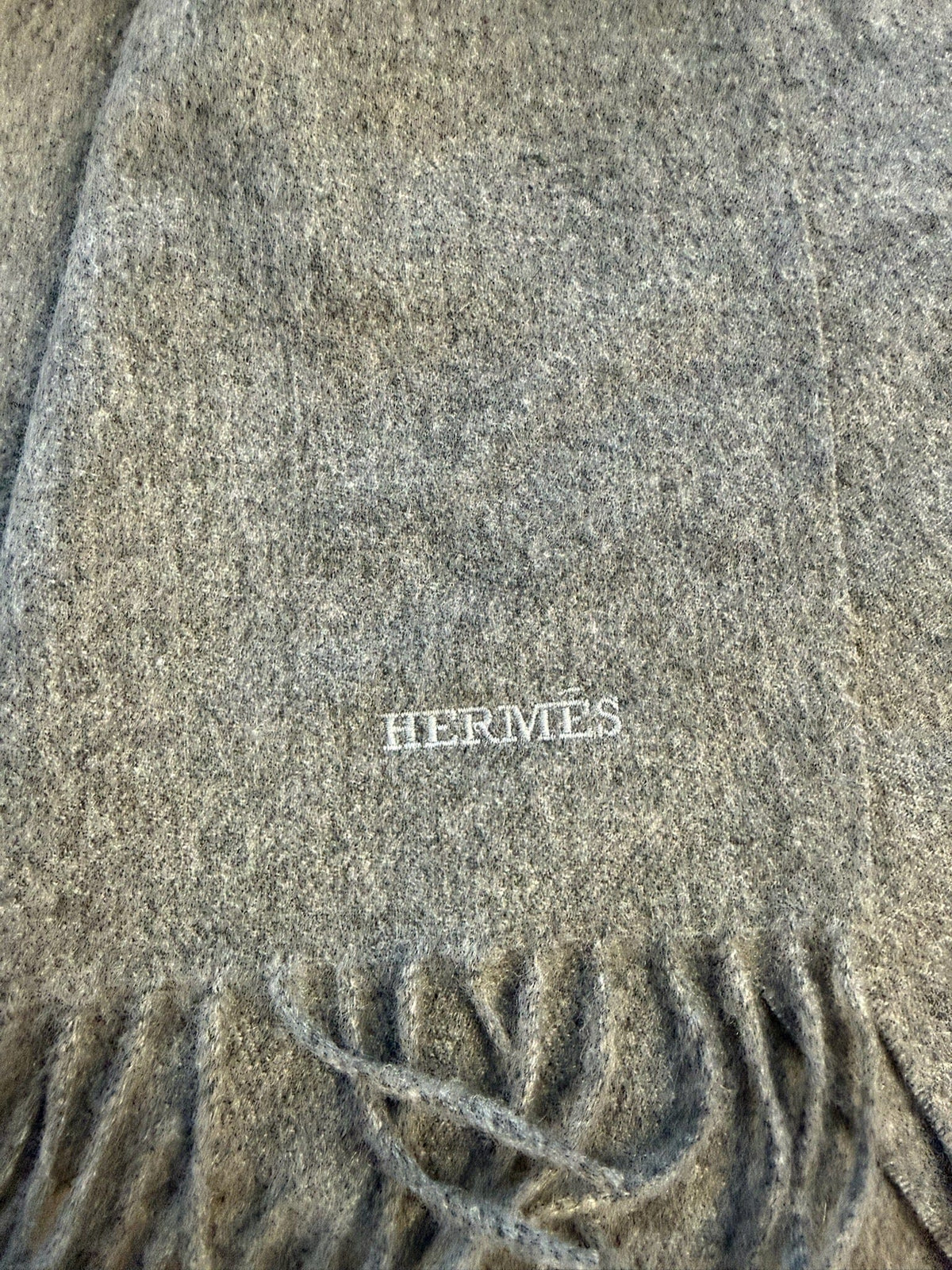 Hermès Hermès Cashmere Scarf - Grey