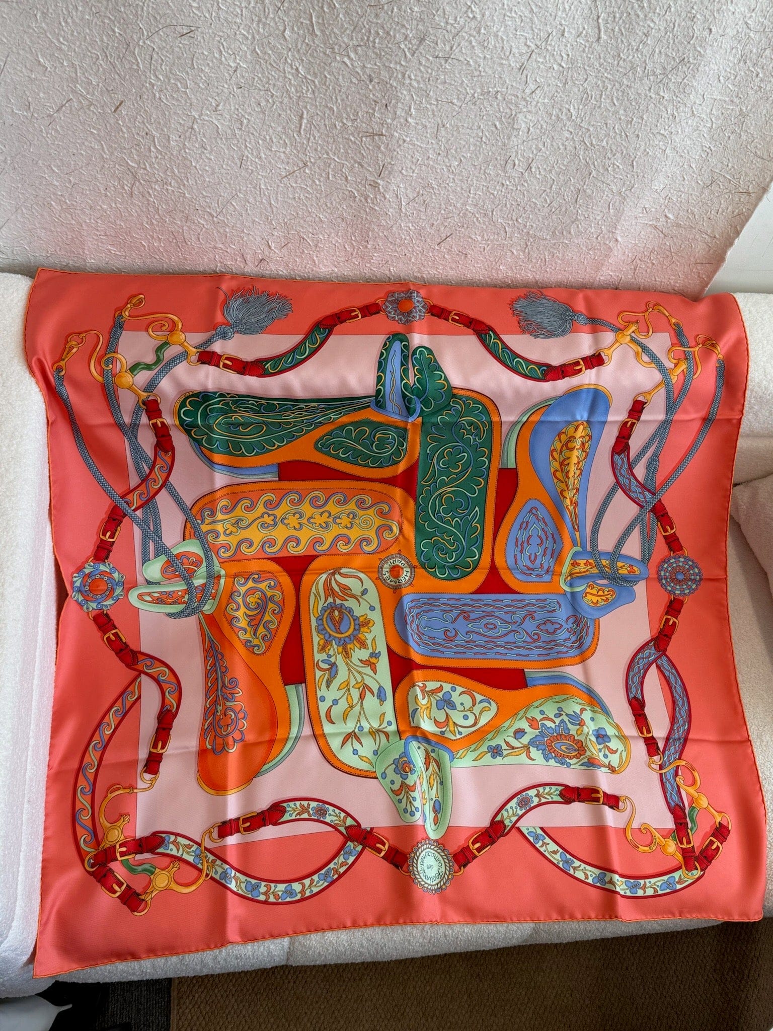 Hermes Hermes Festival des Amazones Silk Scarf 90
