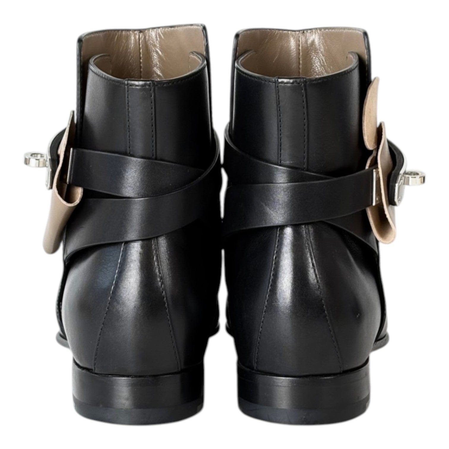 Hermes Hermes Black Kelly Boots Shoes #36