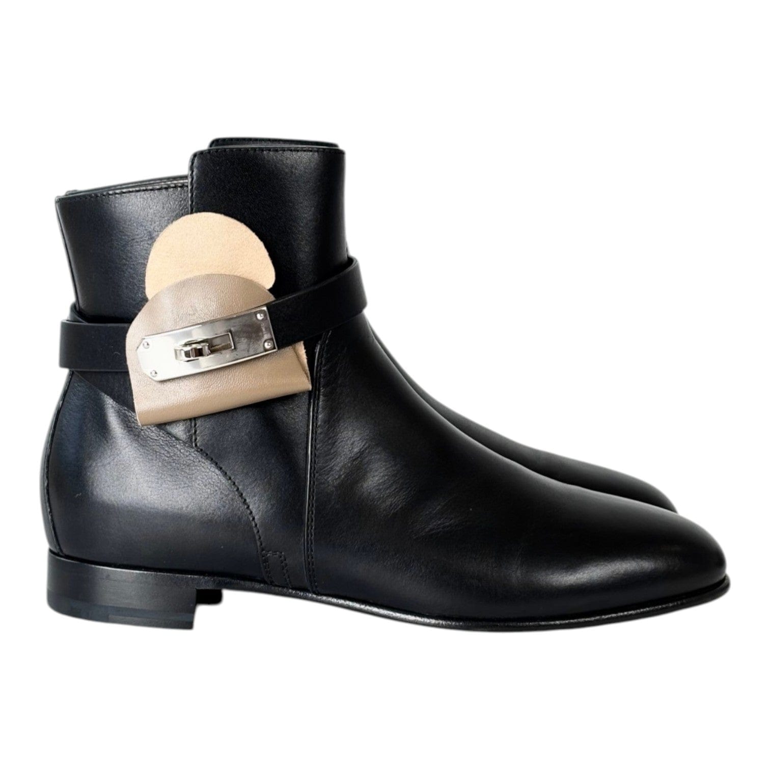 Hermes Hermes Black Kelly Boots Shoes #36