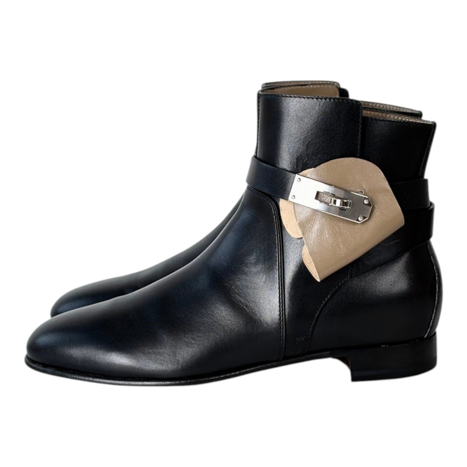 Hermes Hermes Black Kelly Boots Shoes #36