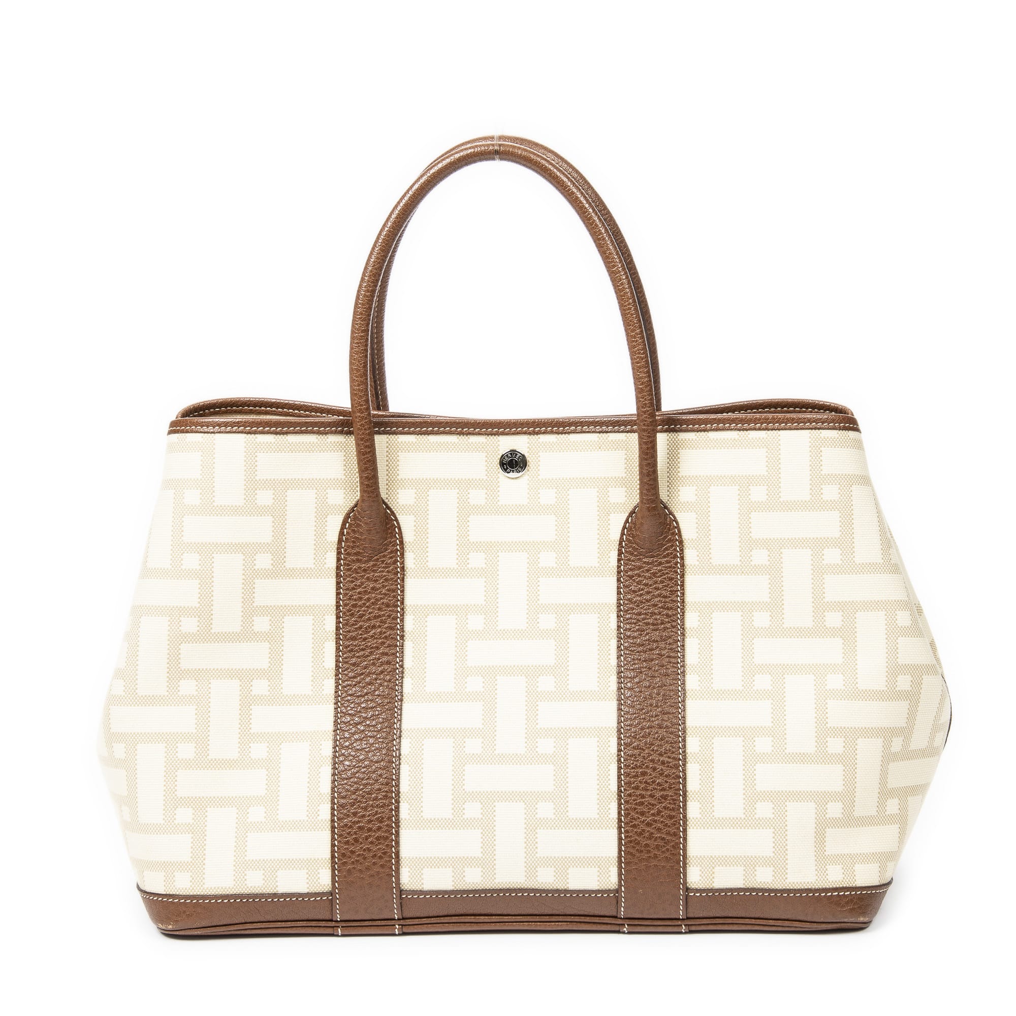 Hermès Hermès Beige Canvas Garden Party ABB6334