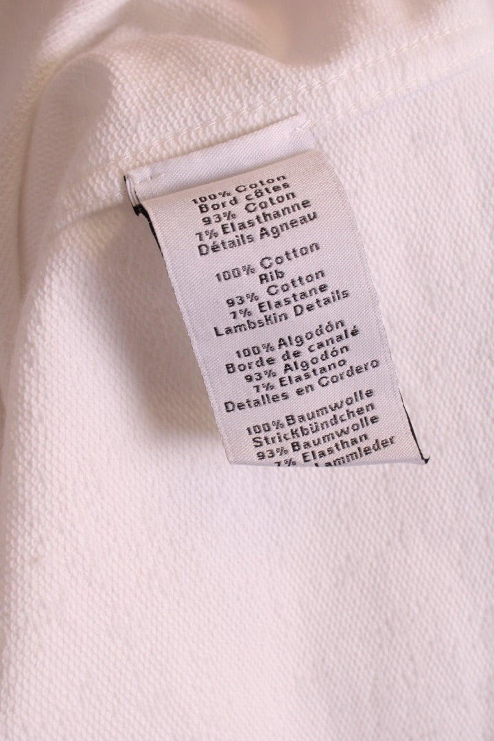 Hermes Hermes Leather Patch T-Shirt White M