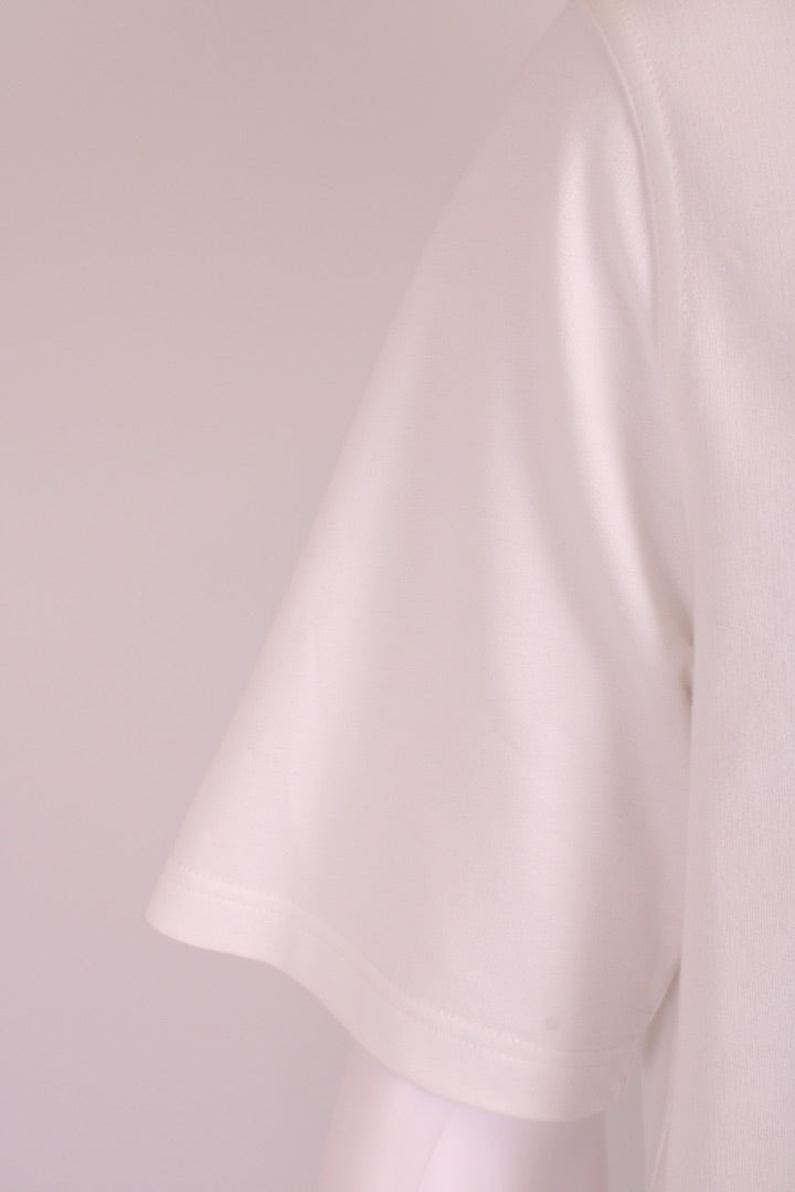 Hermes Hermes Leather Patch T-Shirt White M