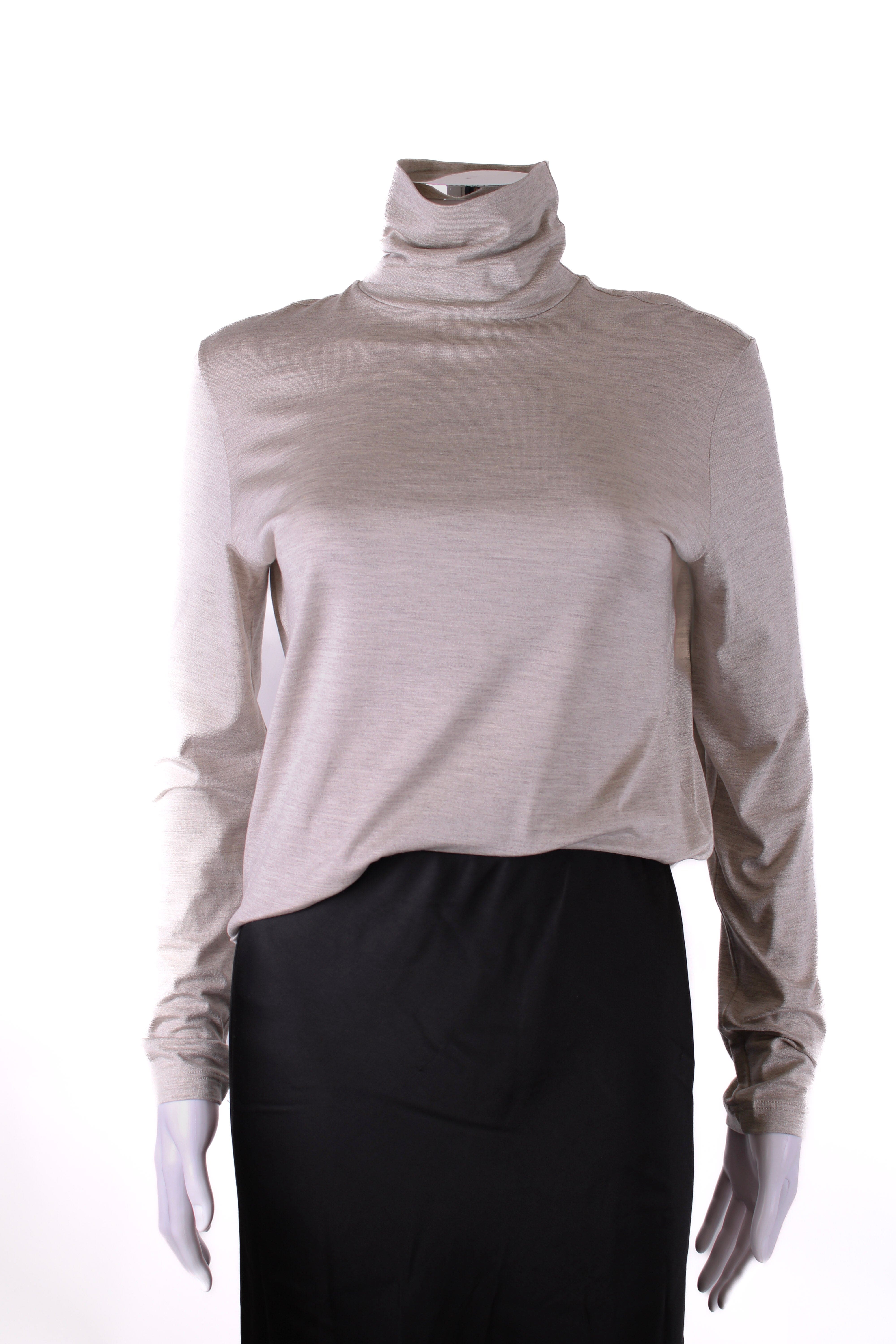 Hermes Hermes L/S Turtle Neck Top Grey 10
