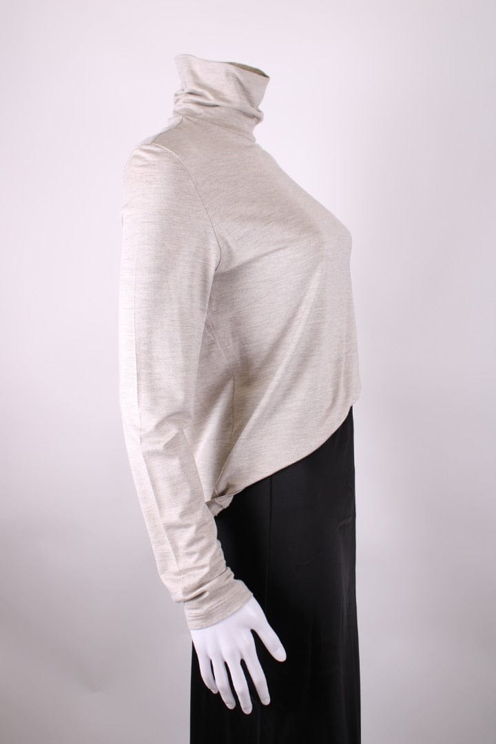 Hermes Hermes L/S Turtle Neck Top Grey 10