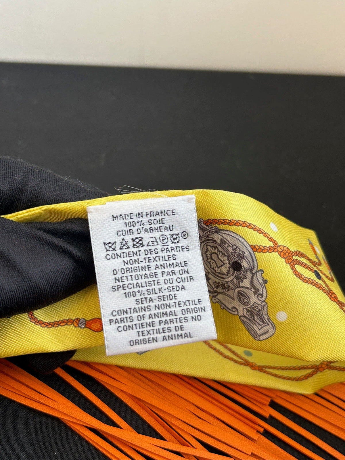 Hermès Hermès Twilly Fringe - Yellow / Orange