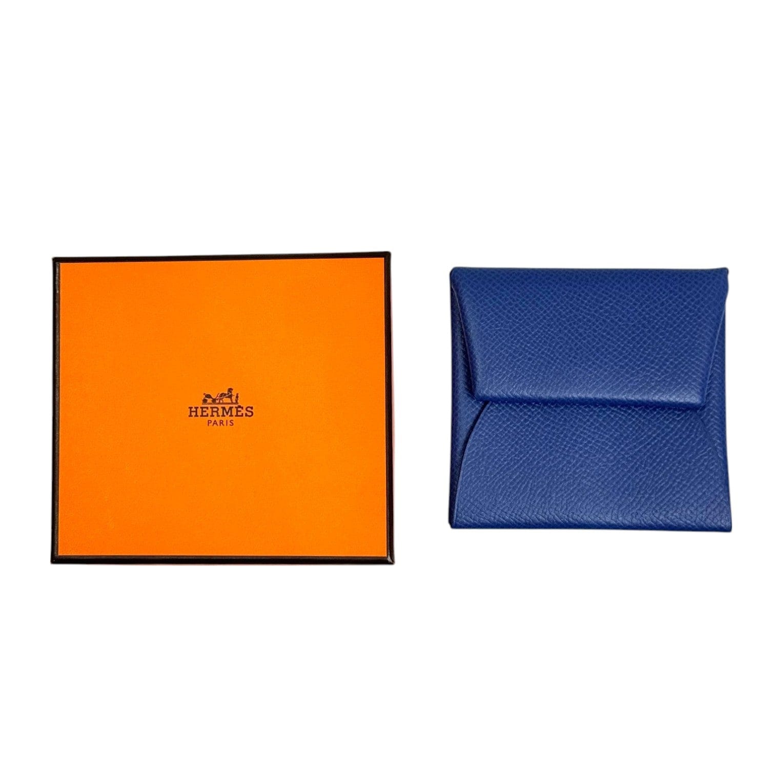 Hermes Hermes Blue Coin Purse Wallet D