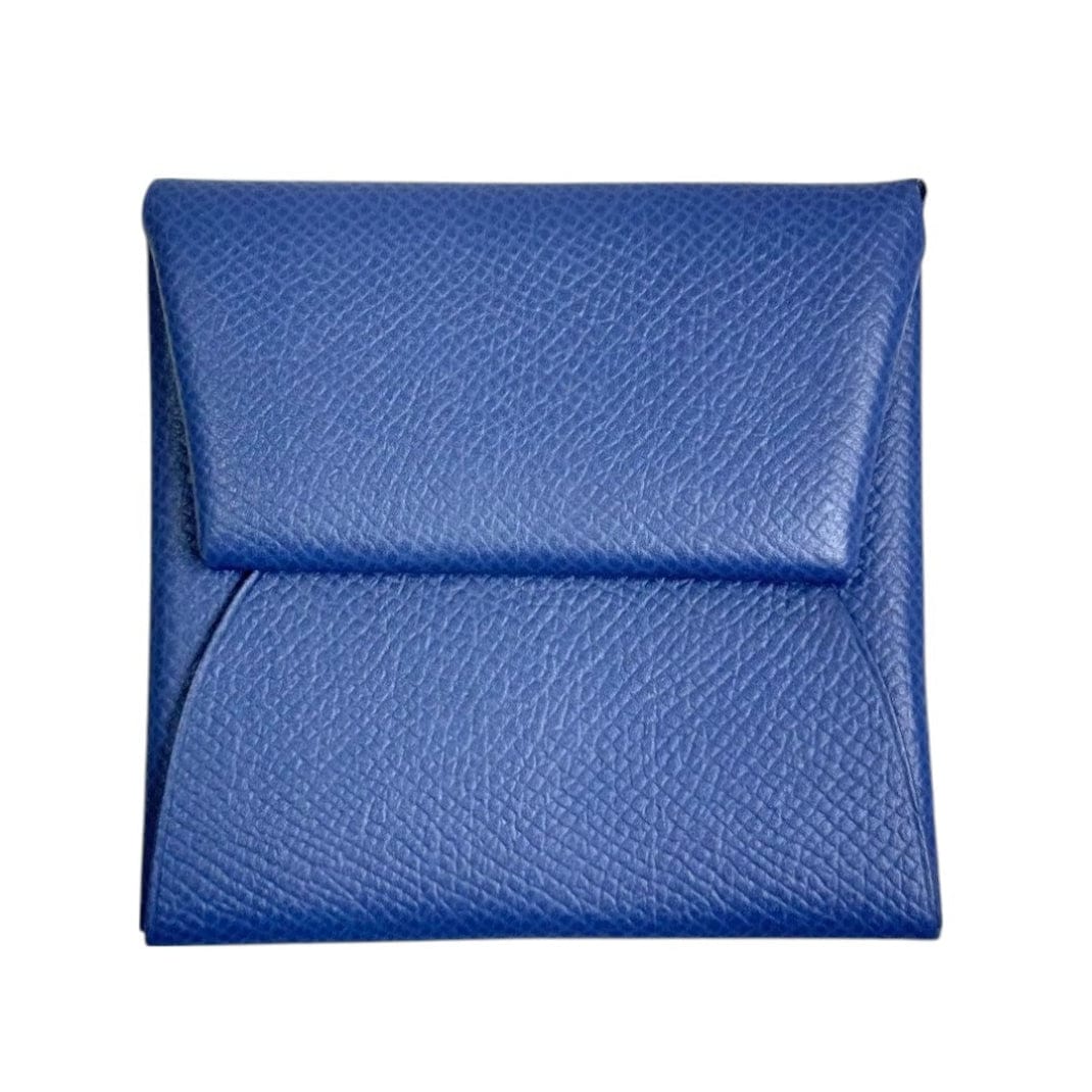 Hermes Hermes Blue Coin Purse Wallet D