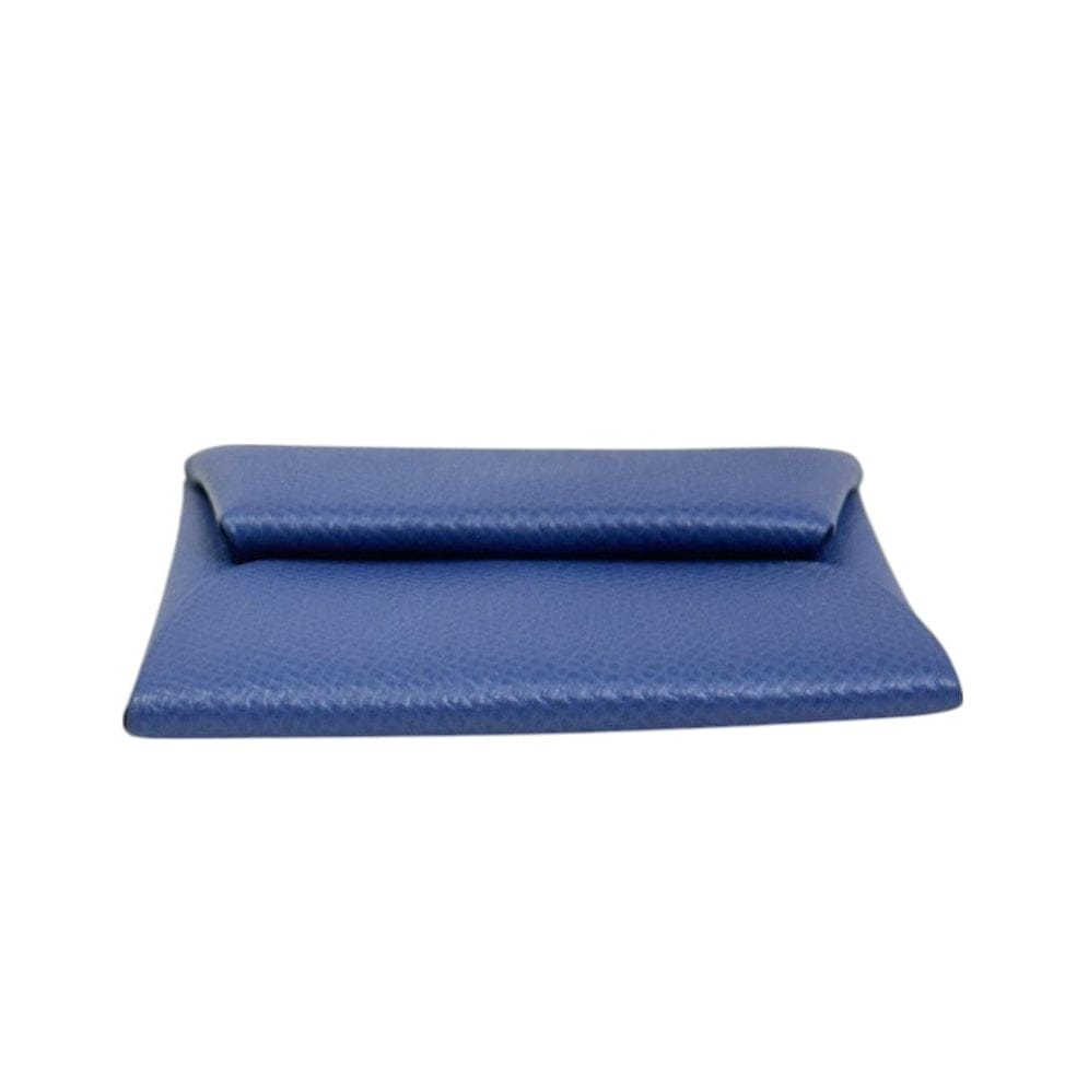 Hermes Hermes Blue Coin Purse Wallet D