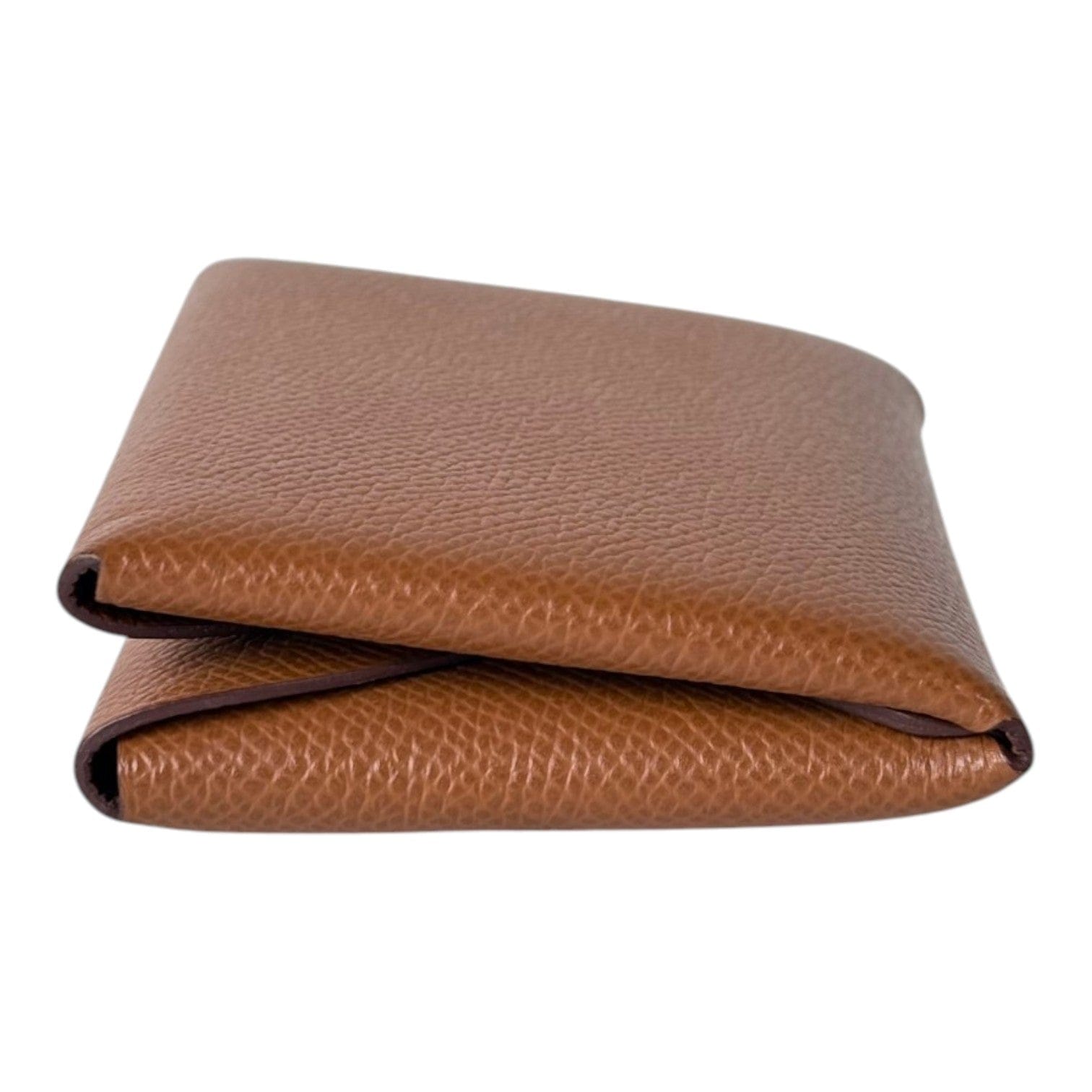 Hermes Hermes Gold Calvi Duo Card Holder