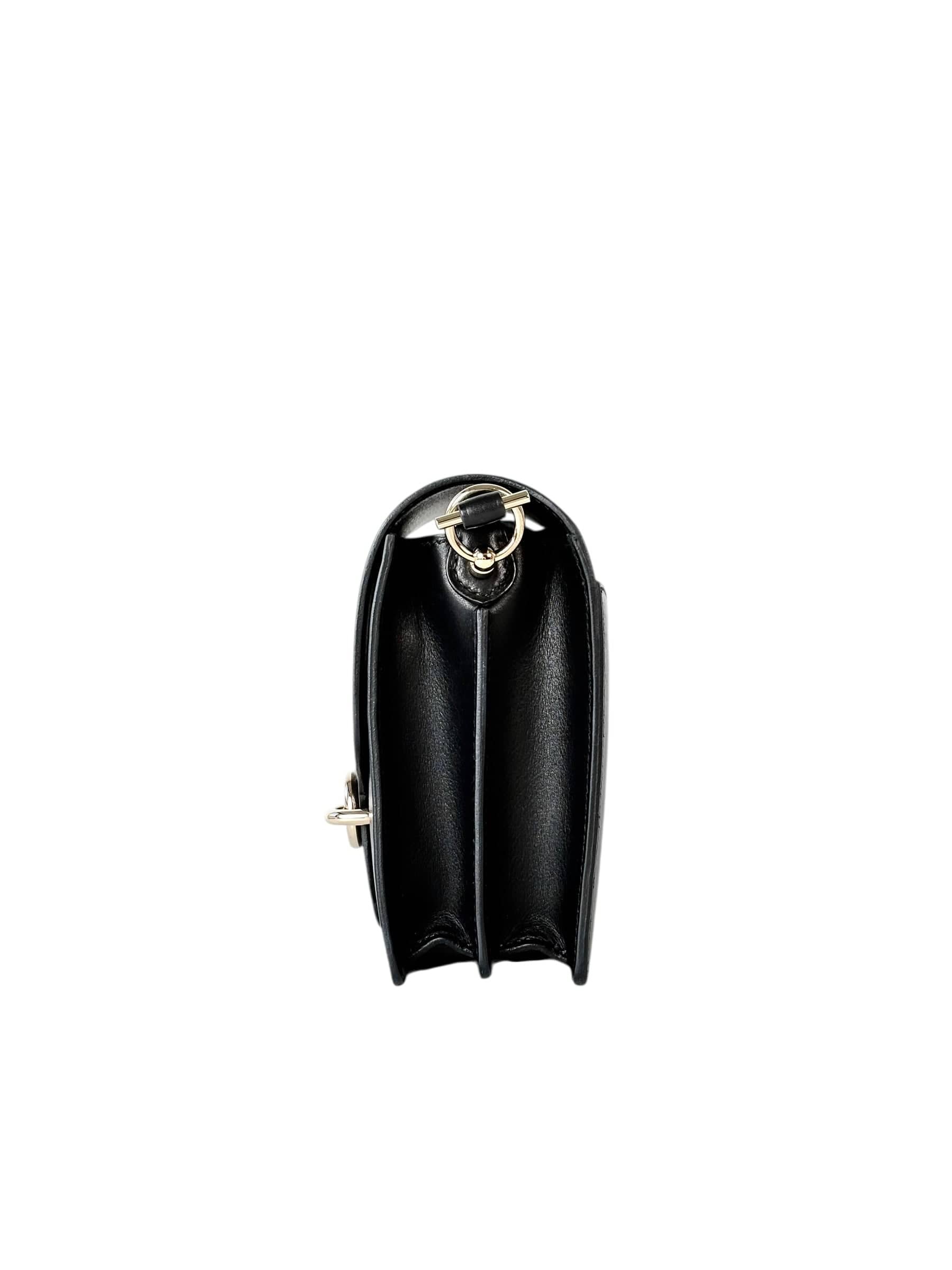 Hermes Hermes Roulis Small Bag in Black Evergain