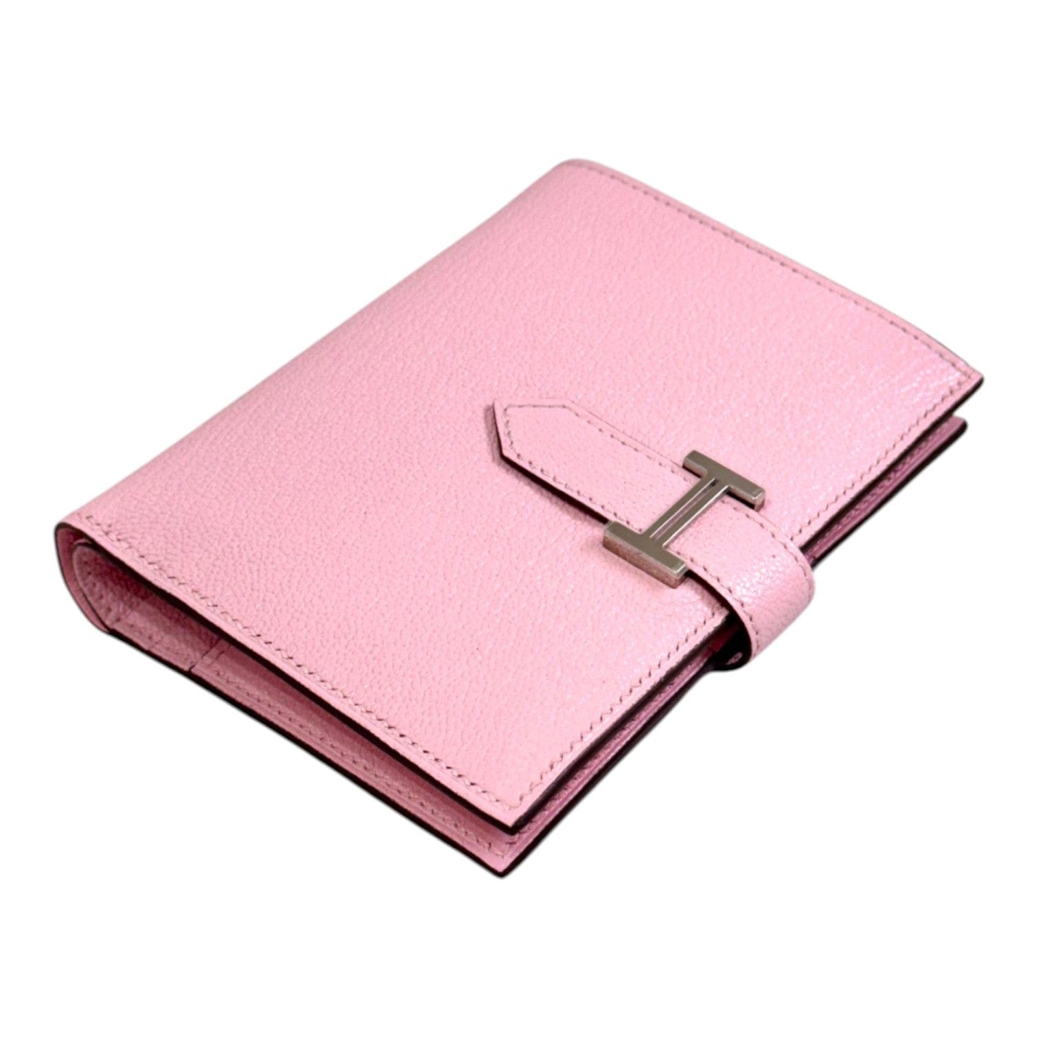 Hermes Hermes Short Wallet Bearn 3Q Rose Sakura