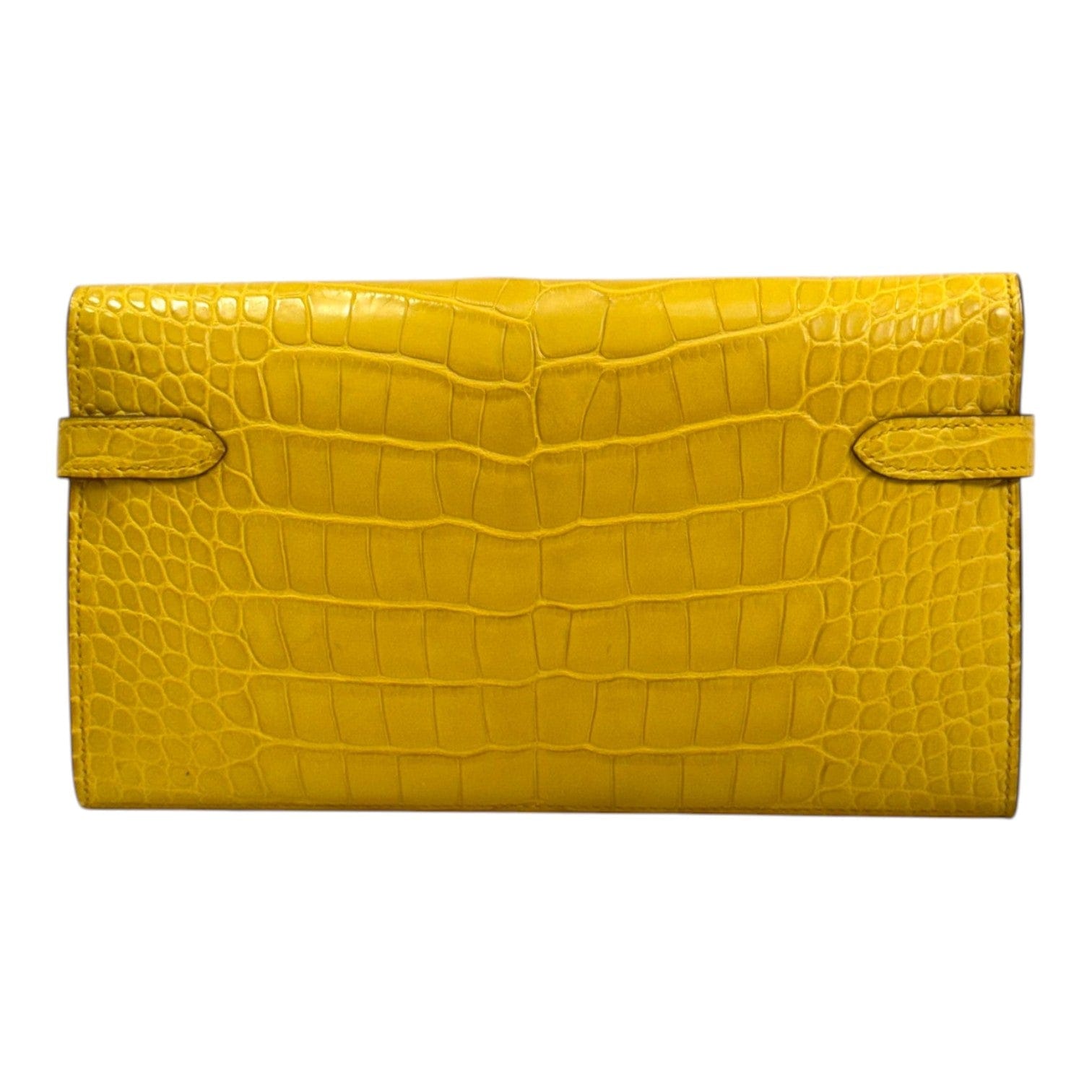 Hermes Hermes Yellow Kelly Long Wallet
