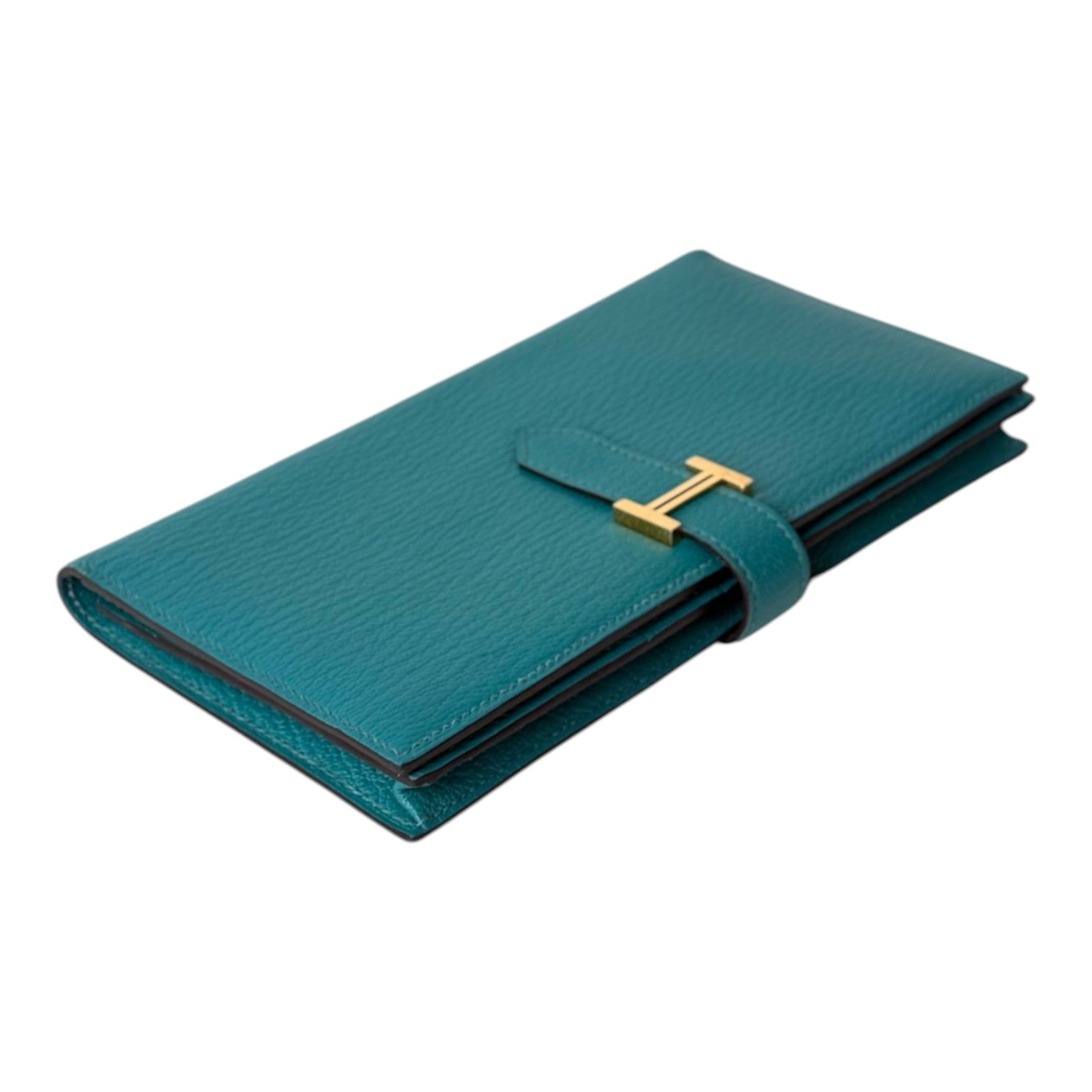 Hermes Hermes Z6 Green Wallet Bearn