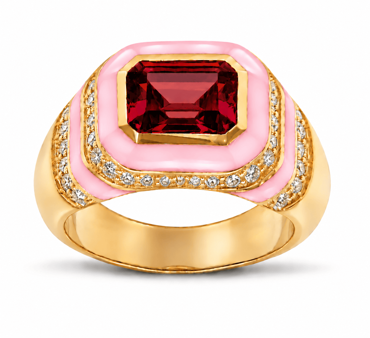 HOUSE OF ANCIENTS Kyma Dome Ring 18K Yellow Gold THOA001