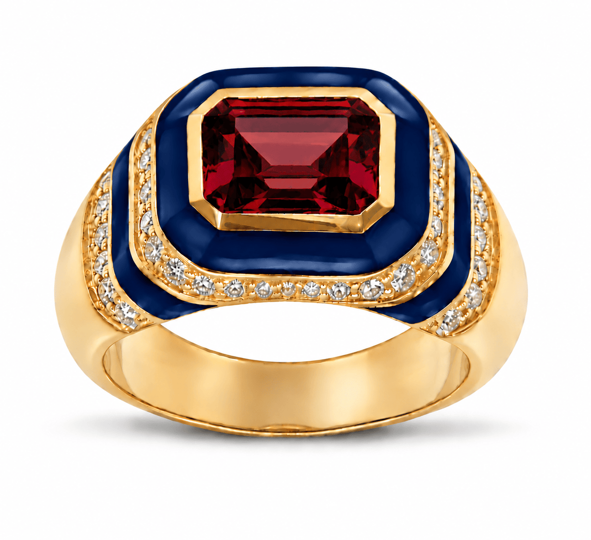 HOUSE OF ANCIENTS Kyma Dome Ring 18K Yellow Gold THOA001