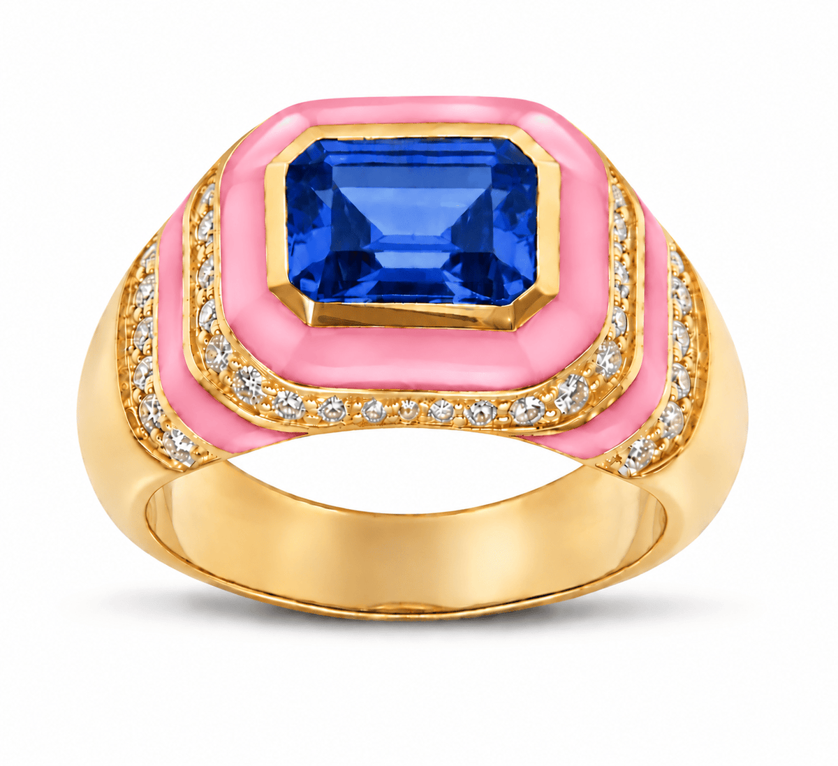 HOUSE OF ANCIENTS Kyma Dome Ring 18K Yellow Gold THOA001