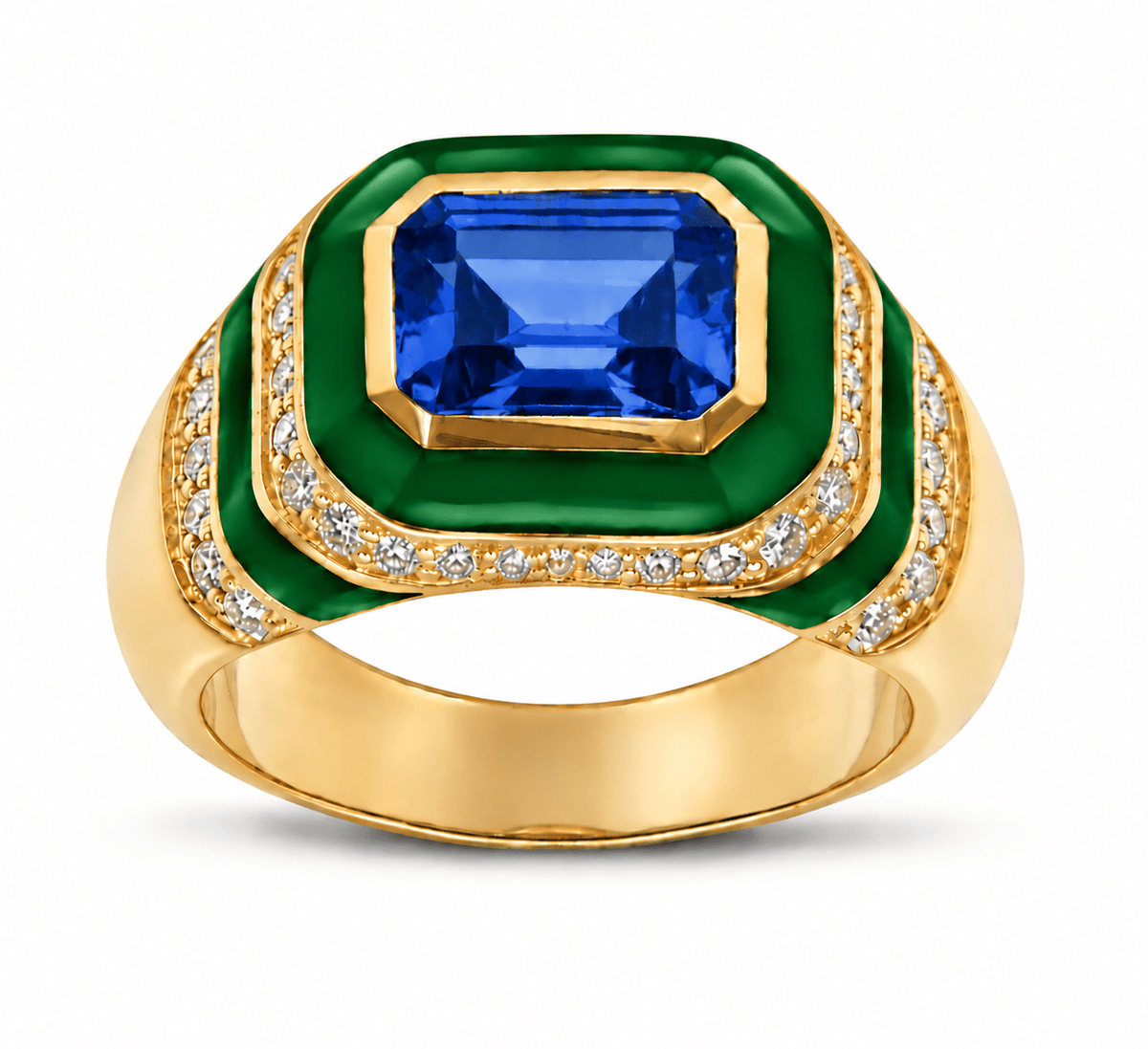 HOUSE OF ANCIENTS Kyma Dome Ring 18K Yellow Gold THOA001