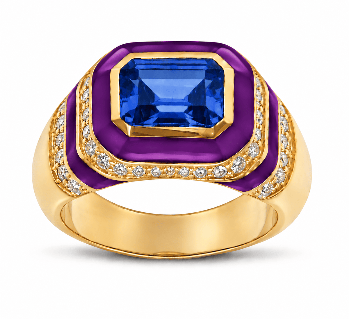 HOUSE OF ANCIENTS Kyma Dome Ring 18K Yellow Gold THOA001