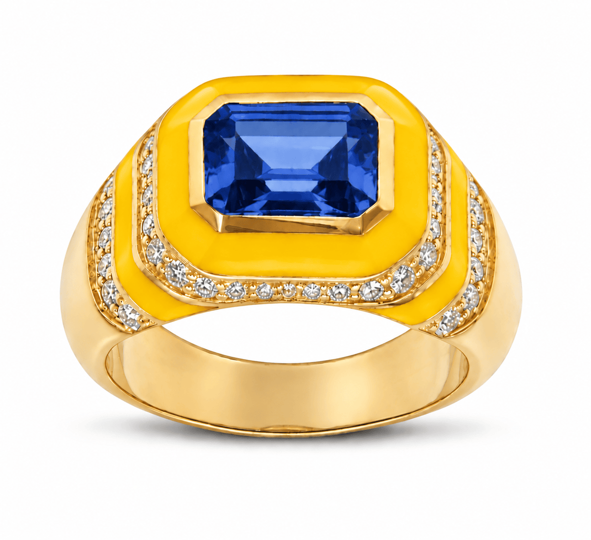 HOUSE OF ANCIENTS Kyma Dome Ring 18K Yellow Gold THOA001