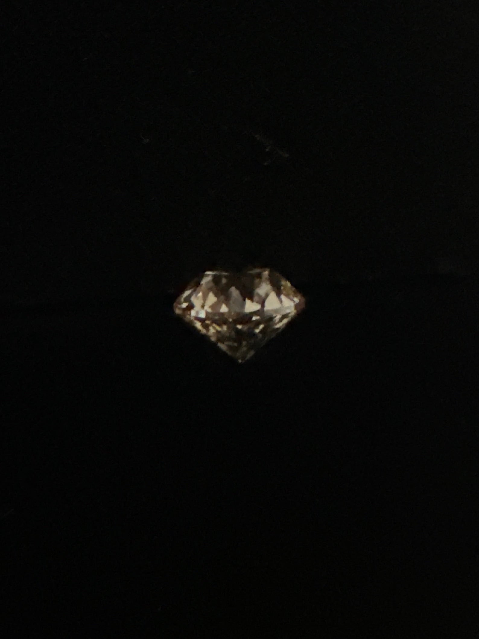 1CT ROUND OLD MINE EUROPEAN CUT PINK WHISPER DIAMOND ANC1834