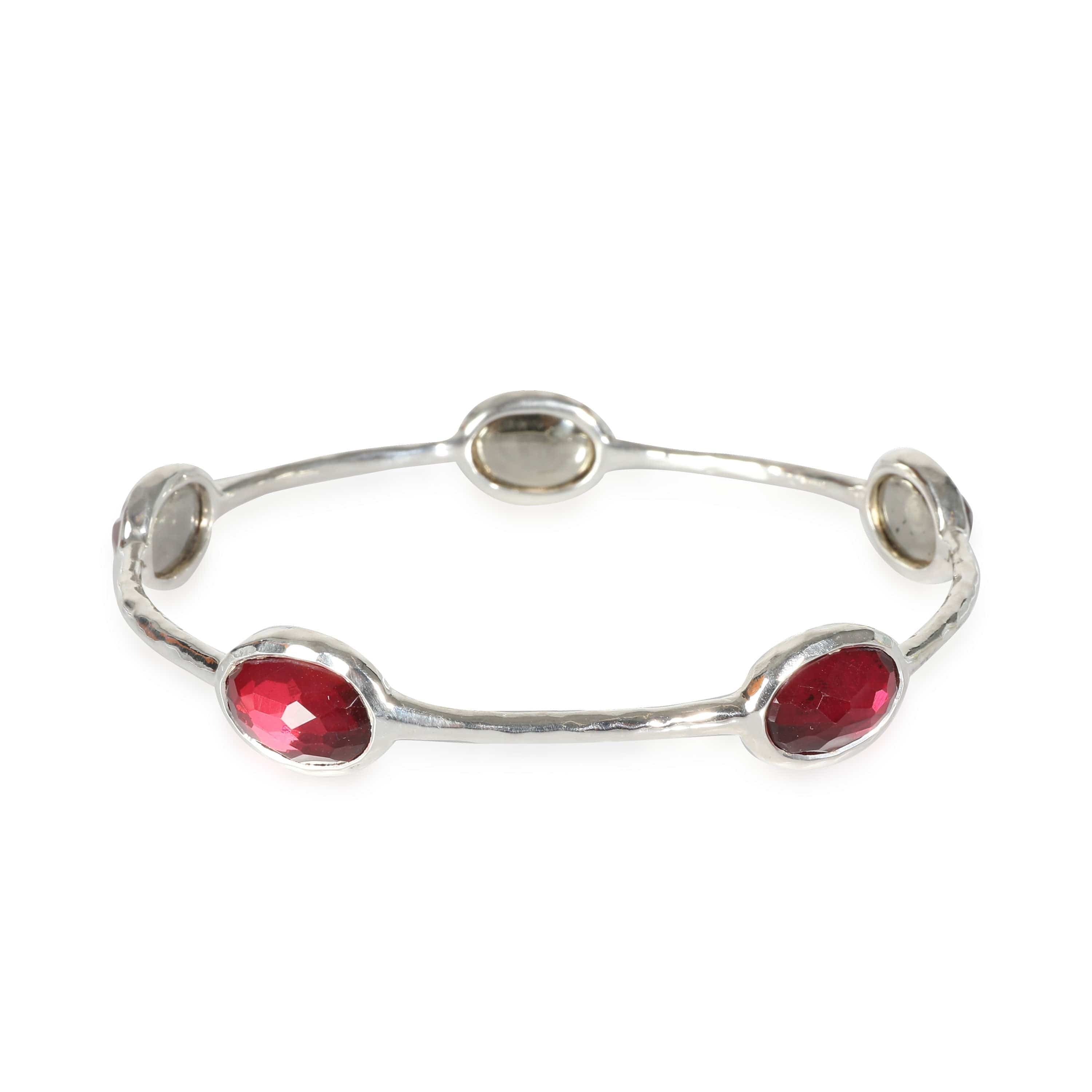 Ippolita Rock Red Doublet Candy Bracelet in  Sterling Silver