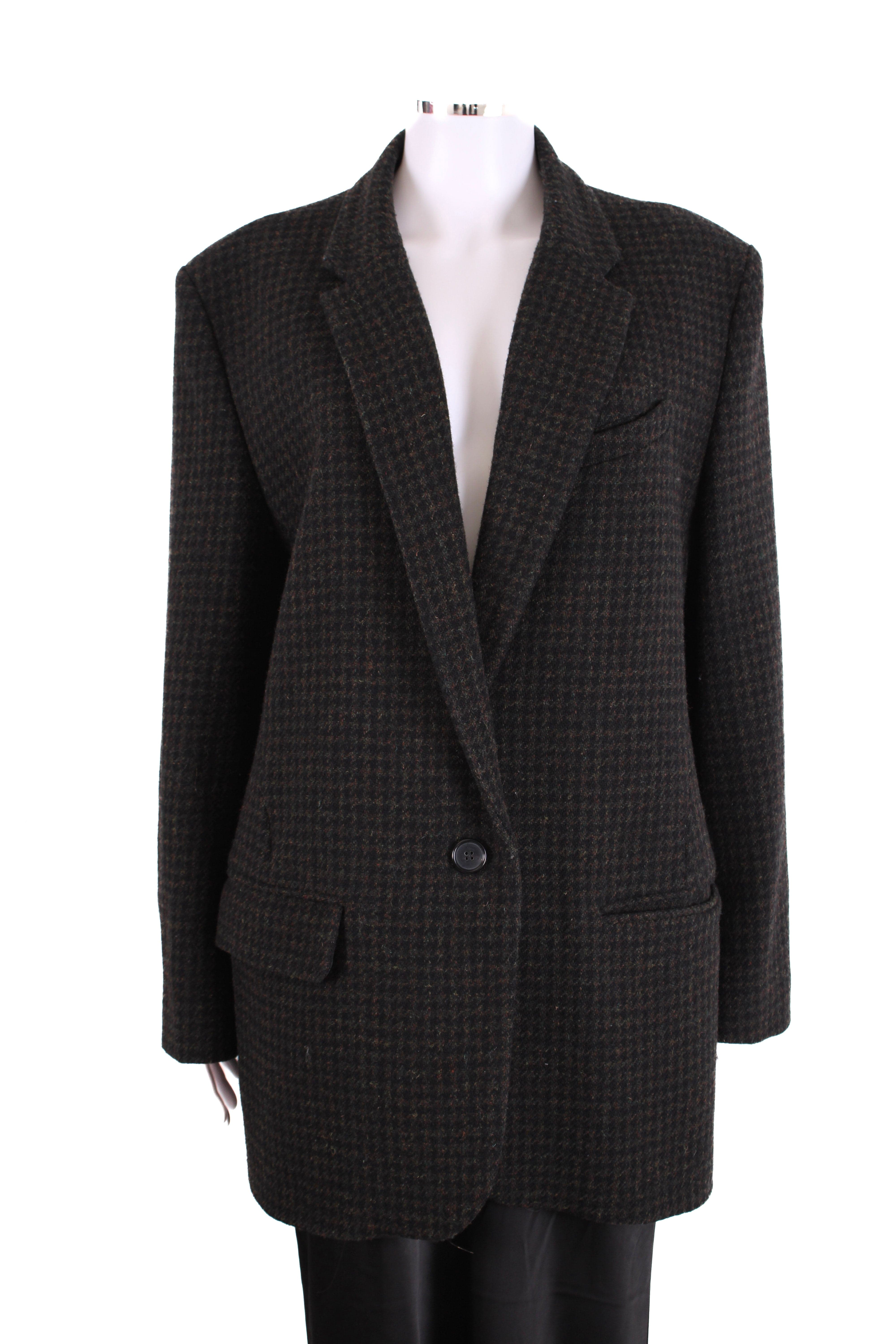Isabel Marant Etoile Isabel Marant Etoile Tweed Blazer Brown 40