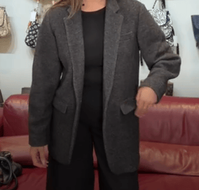 Isabel Marant Etoile Isabel Marant Etoile Tweed Blazer Grey 40