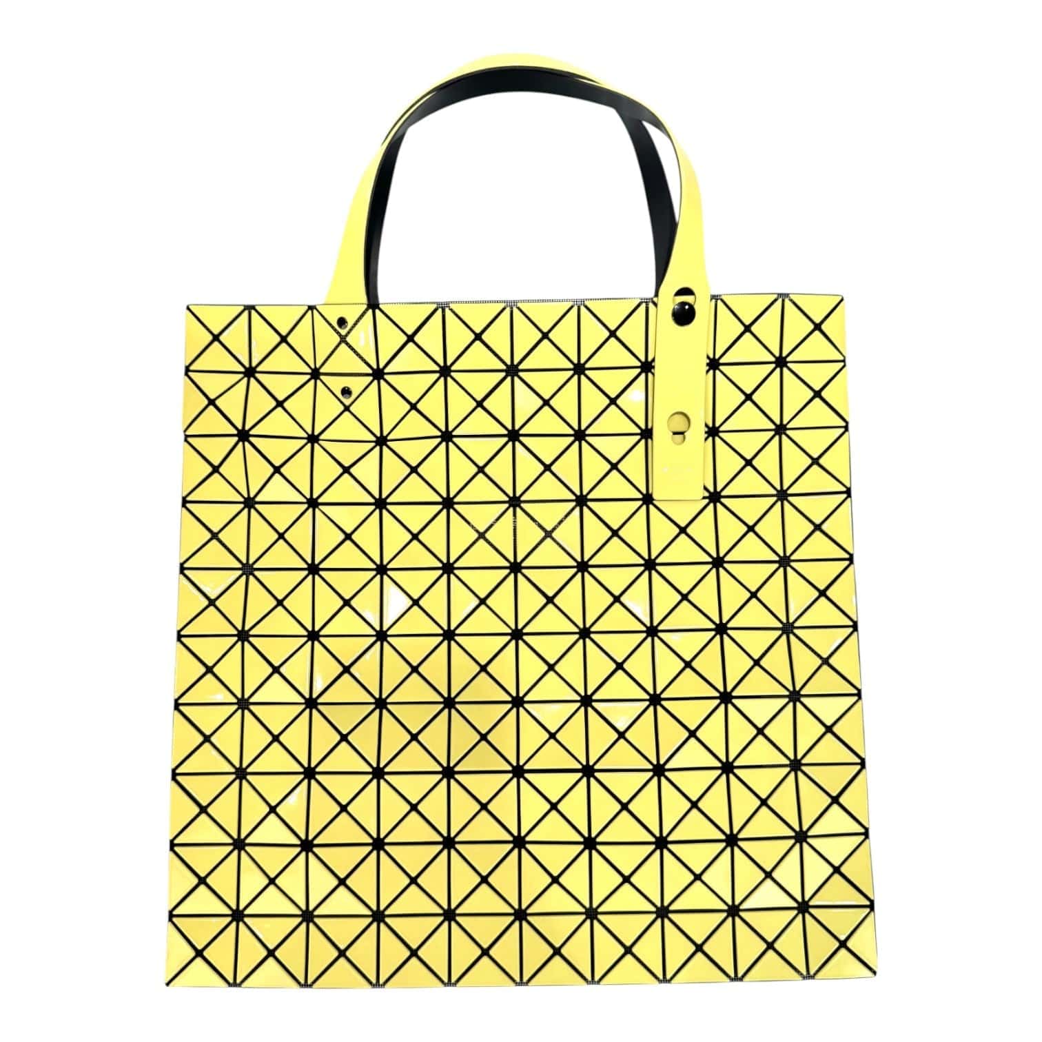 Issey Miyake Baobao ISSEY MIYAKE Yellow Large Tote Bag