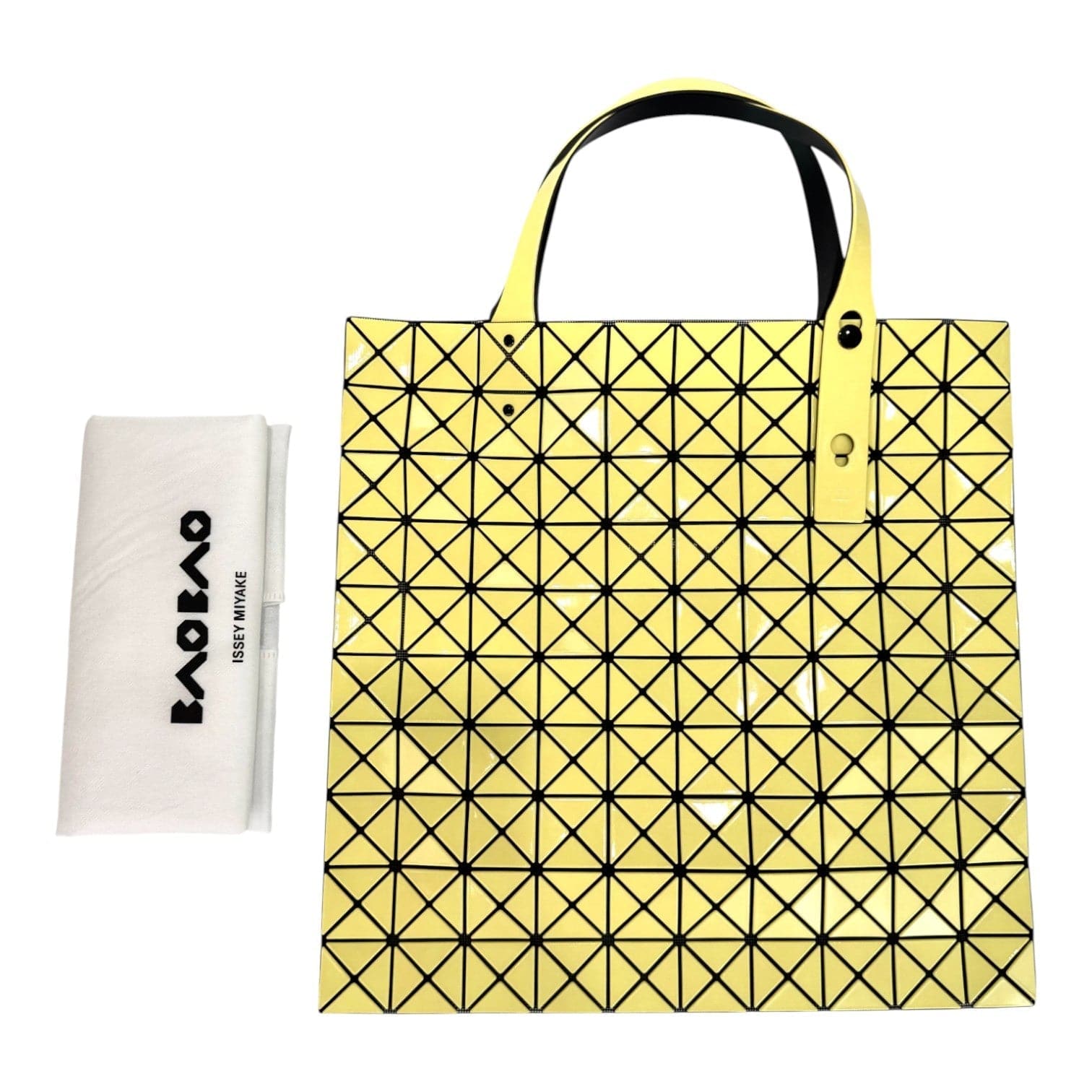 Issey Miyake Baobao ISSEY MIYAKE Yellow Large Tote Bag