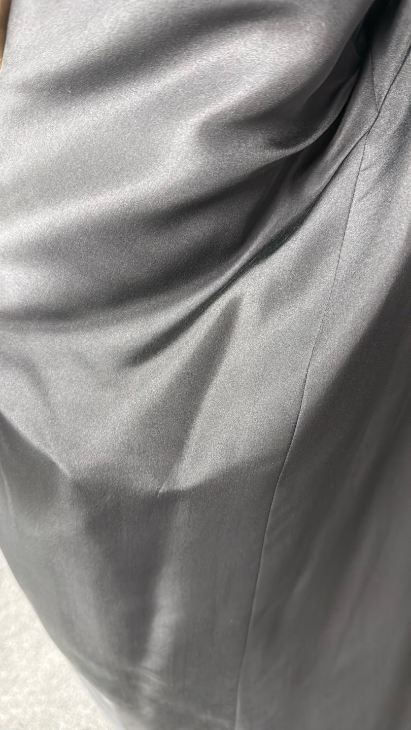 J. MENDEL BLACK CASHMERE AND LUNARAINE MINK STROLLER Black