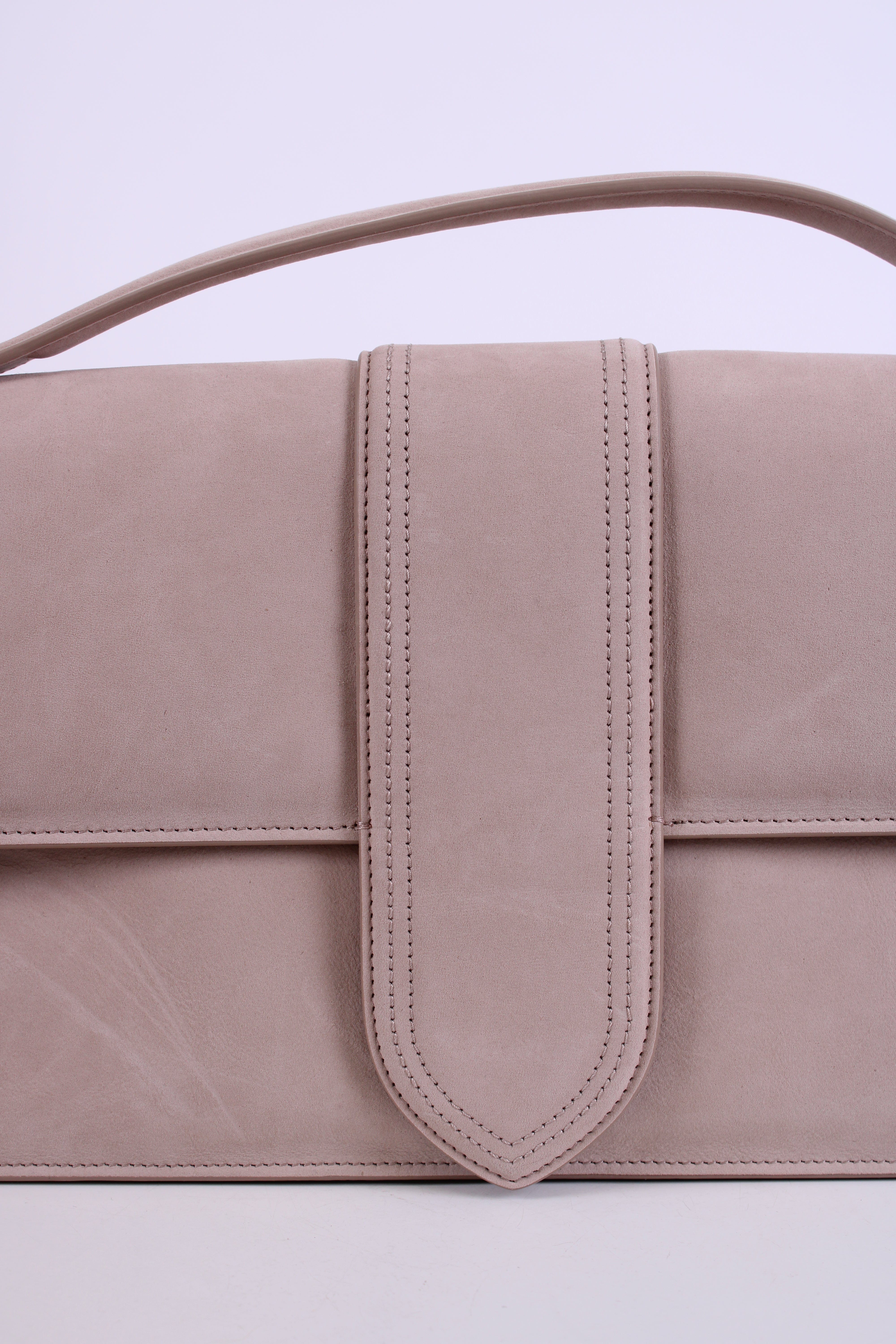 Jacquemus Jacquemus La Grande Bambino Suede Bag Beige