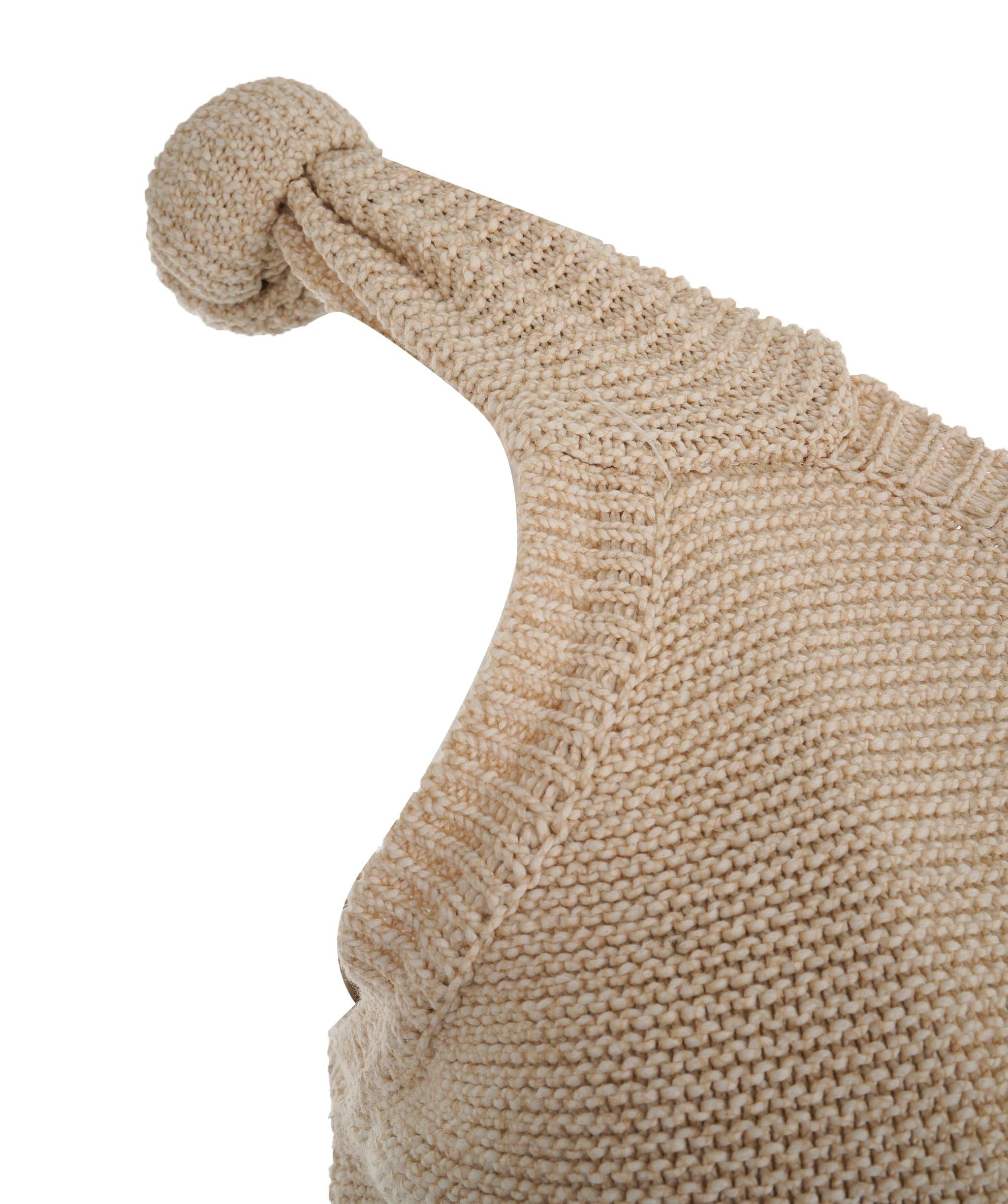 Jacquemus Jacquemus Beige Knit One Shoulder Knot Tie Top ALC1987