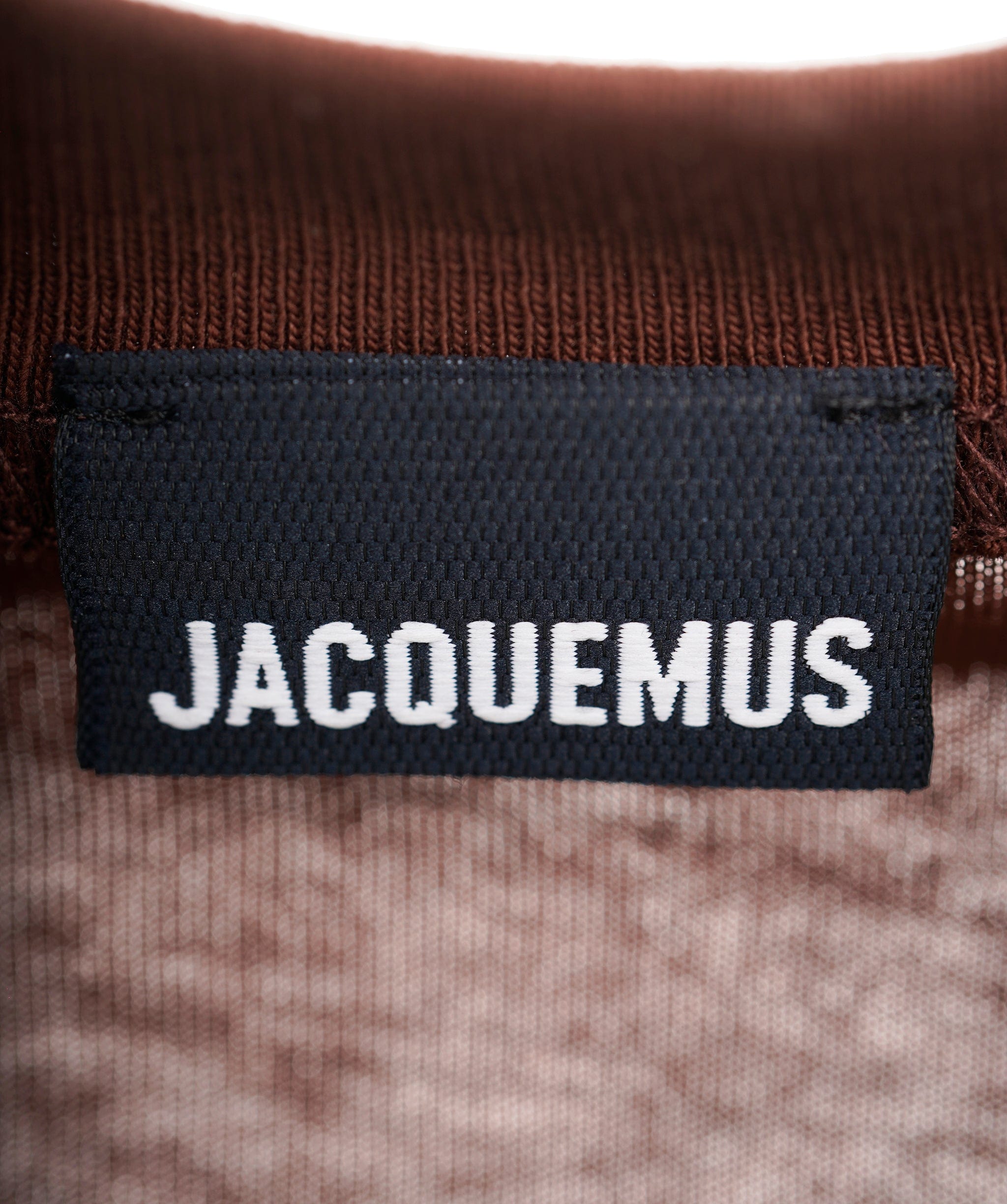 Jacquemus Jacquemus Brown Cotton Logo "Le T-Shirt" Long Sleeve Crop Top ALC1985