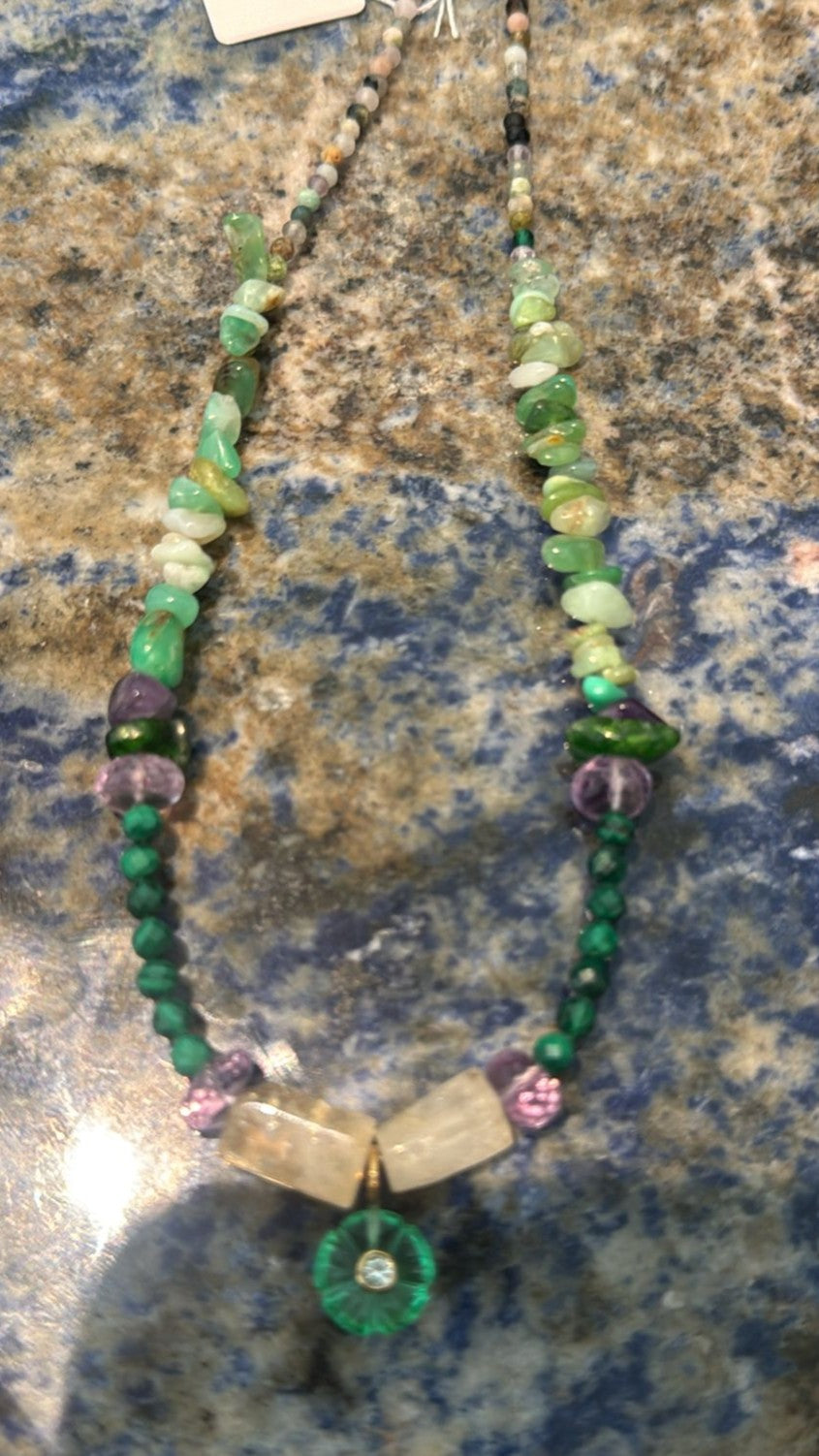 Malachite Jade Flower ASC7354