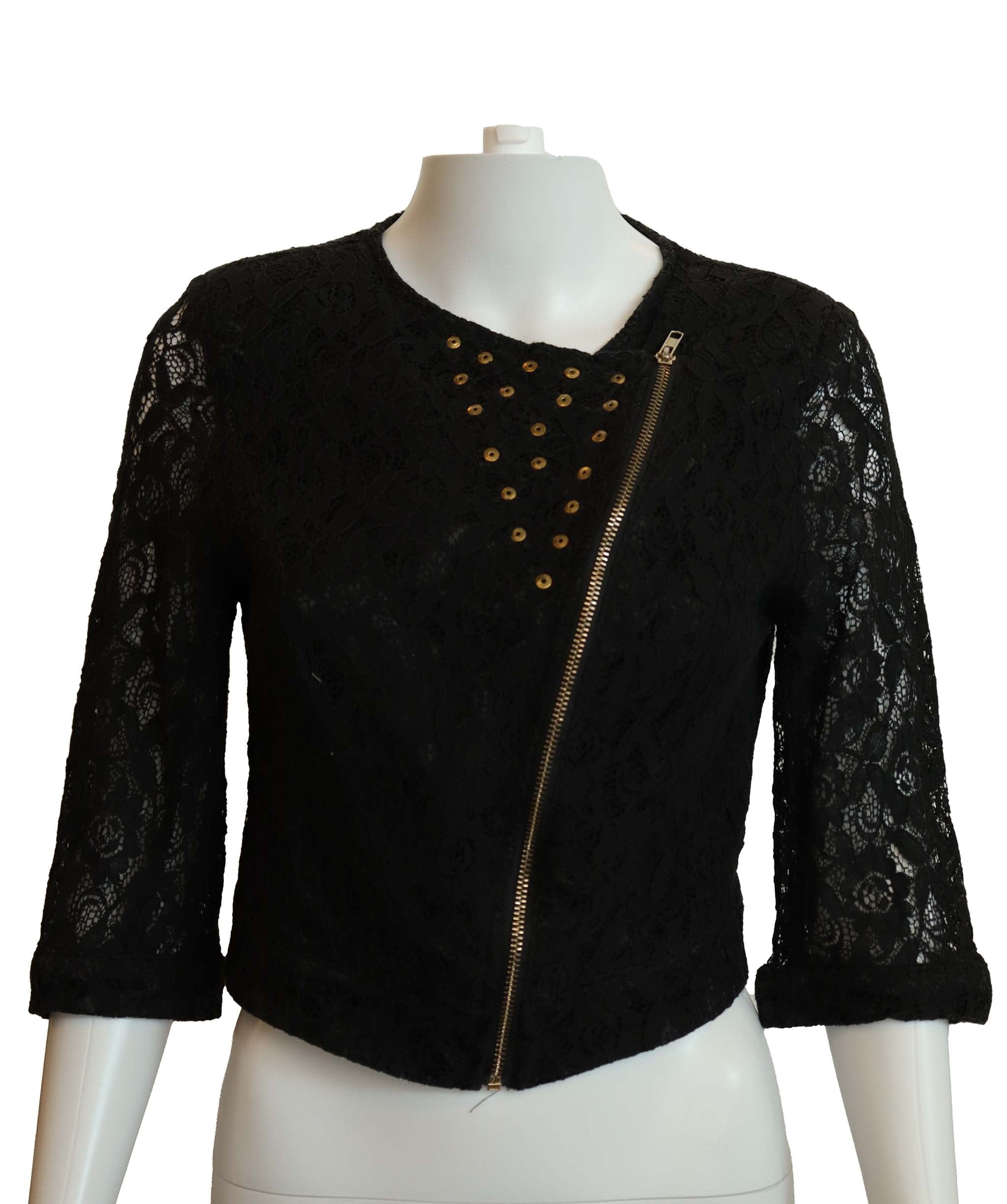 Jean Paul Gaultier Jean Paul Gaultier Black Lace Jacket AGC2935
