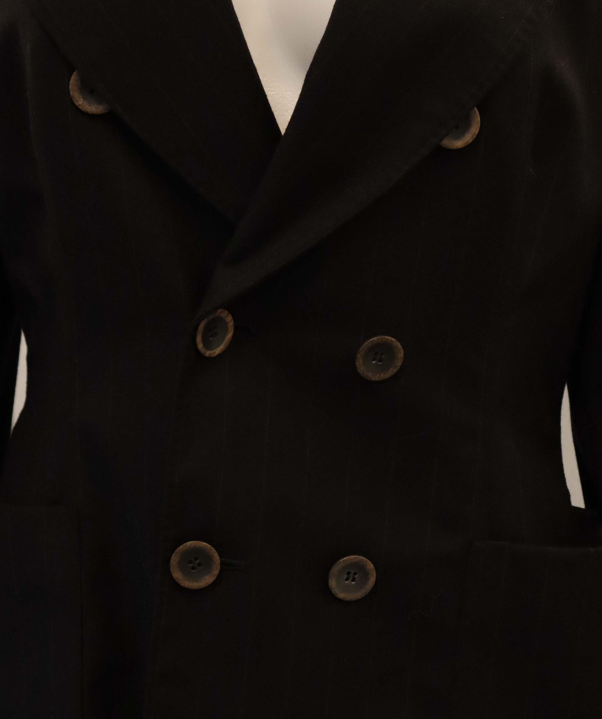 Jean Paul Gaultier Jean Paul Gaultier Doubled breasted print striped jacket AGC2670